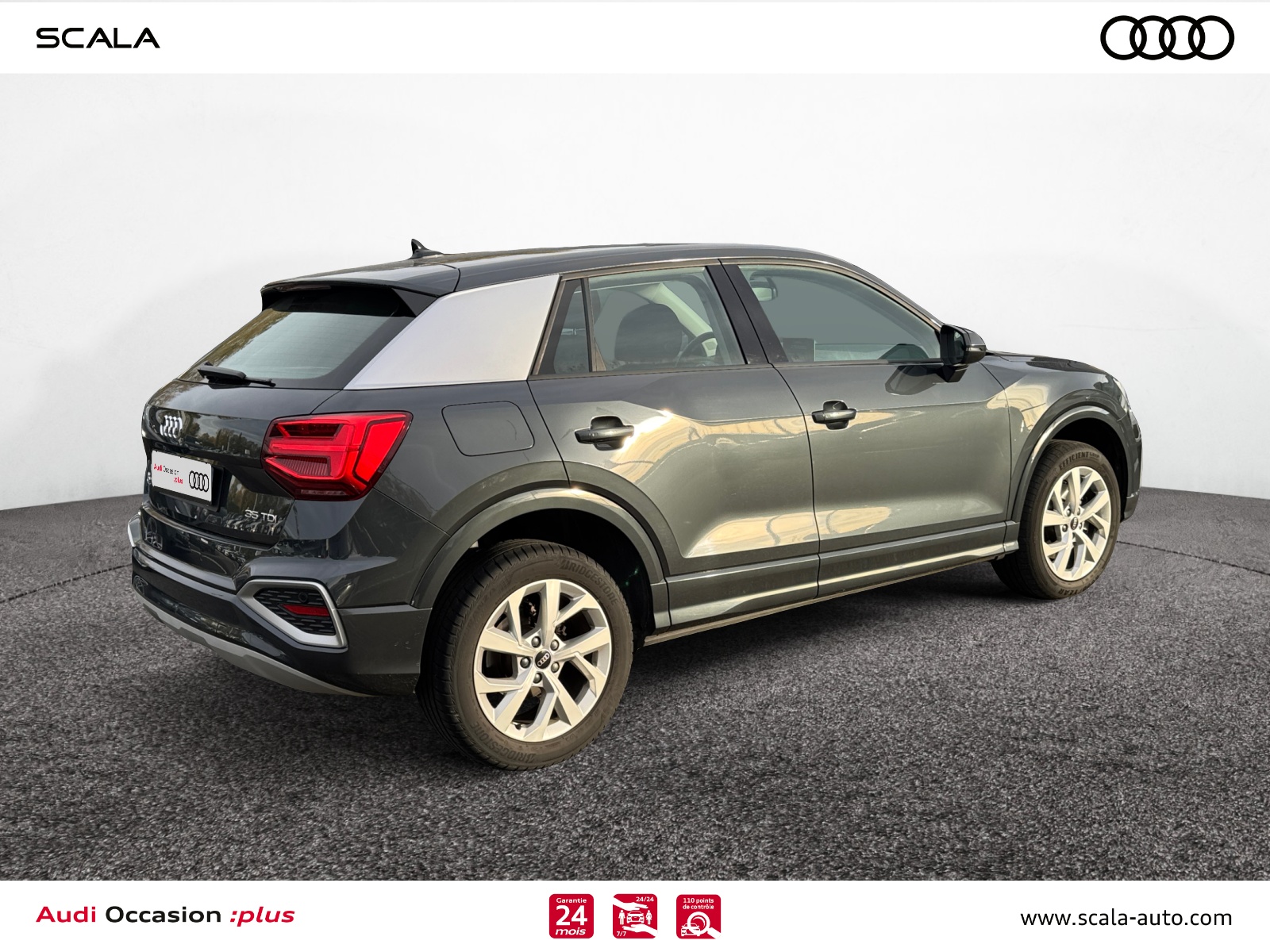 AUDI Q2 34+ARRIERE+DROIT