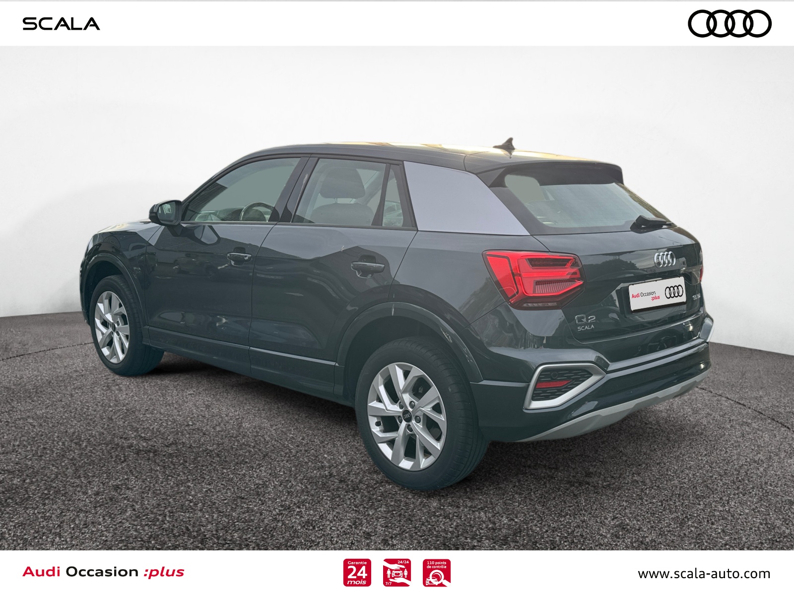 AUDI Q2 34+ARRIERE+GAUCHE