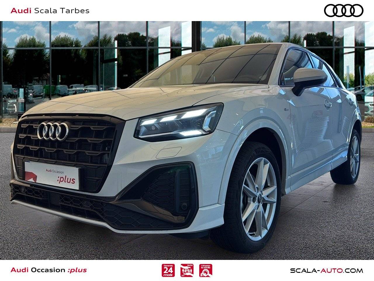 AUDI Q2 34+AVANT+GAUCHE