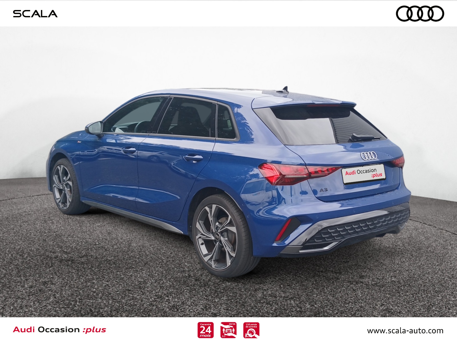 AUDI A3+SPORTBACK 34+ARRIERE+GAUCHE