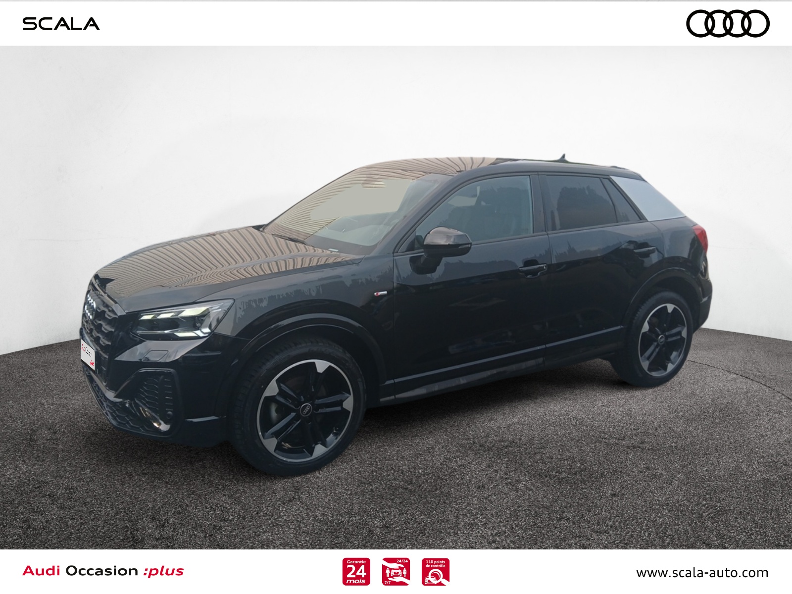 AUDI Q2 34+AVANT+GAUCHE