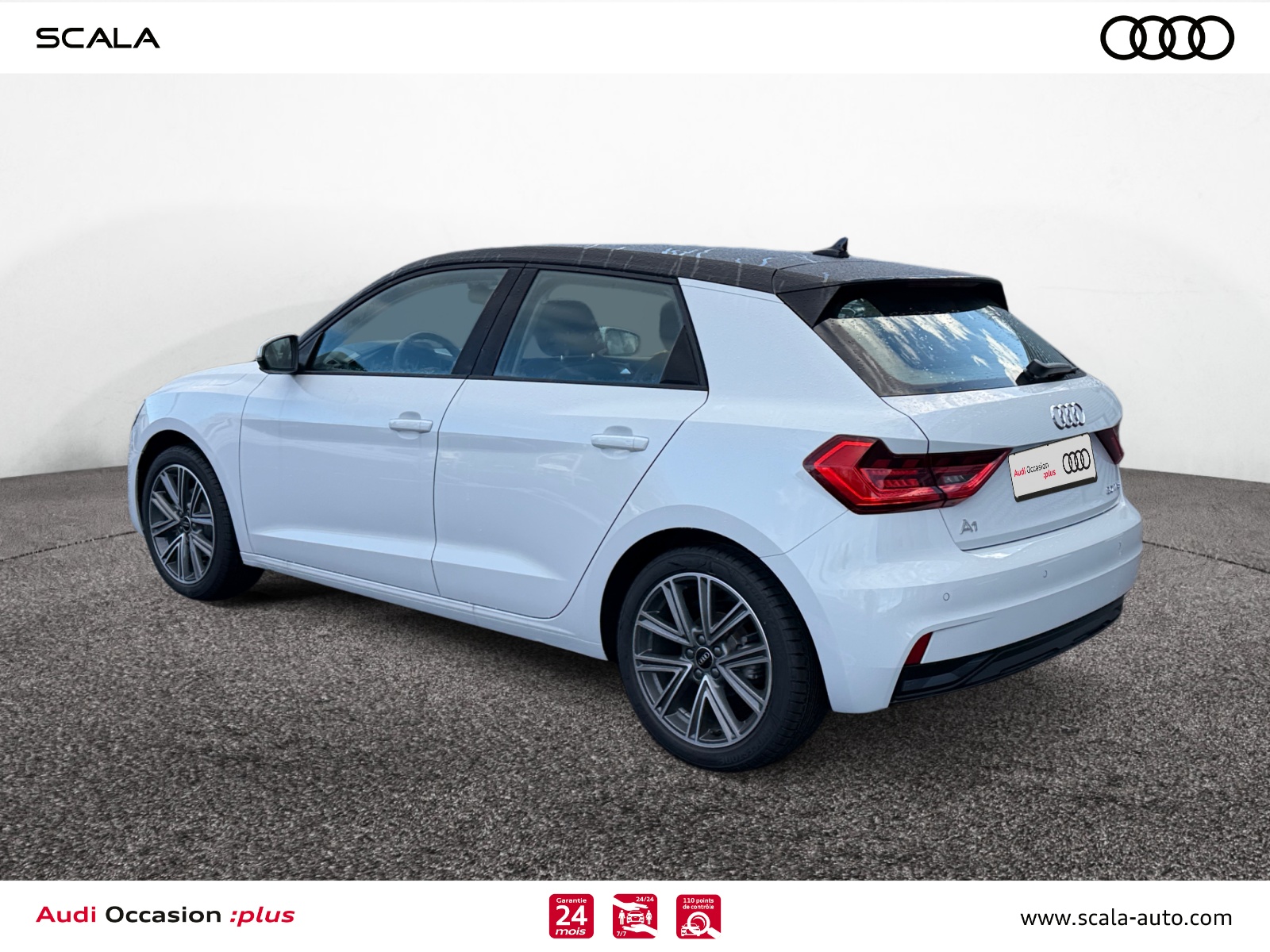 AUDI A1+SPORTBACK 34+ARRIERE+GAUCHE