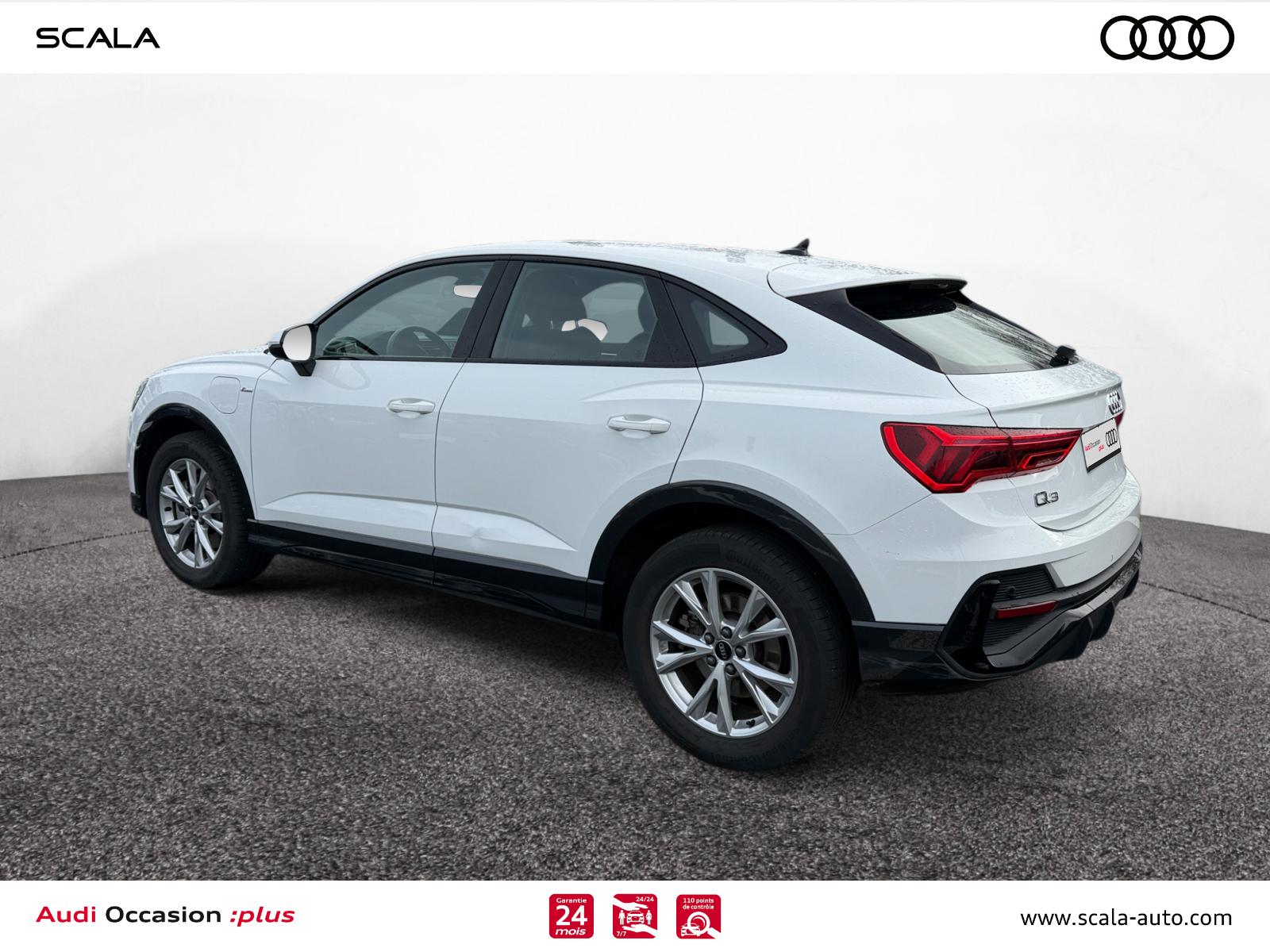 AUDI Q3+SPORTBACK 34+ARRIERE+GAUCHE