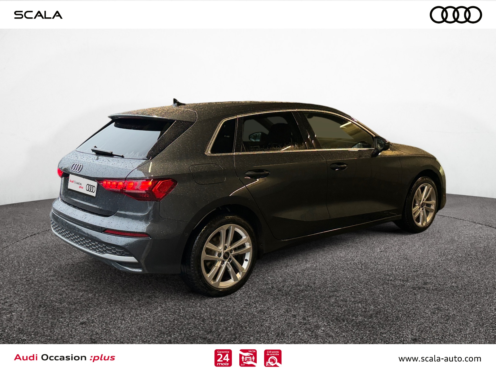 AUDI A3+SPORTBACK 34+ARRIERE+DROIT