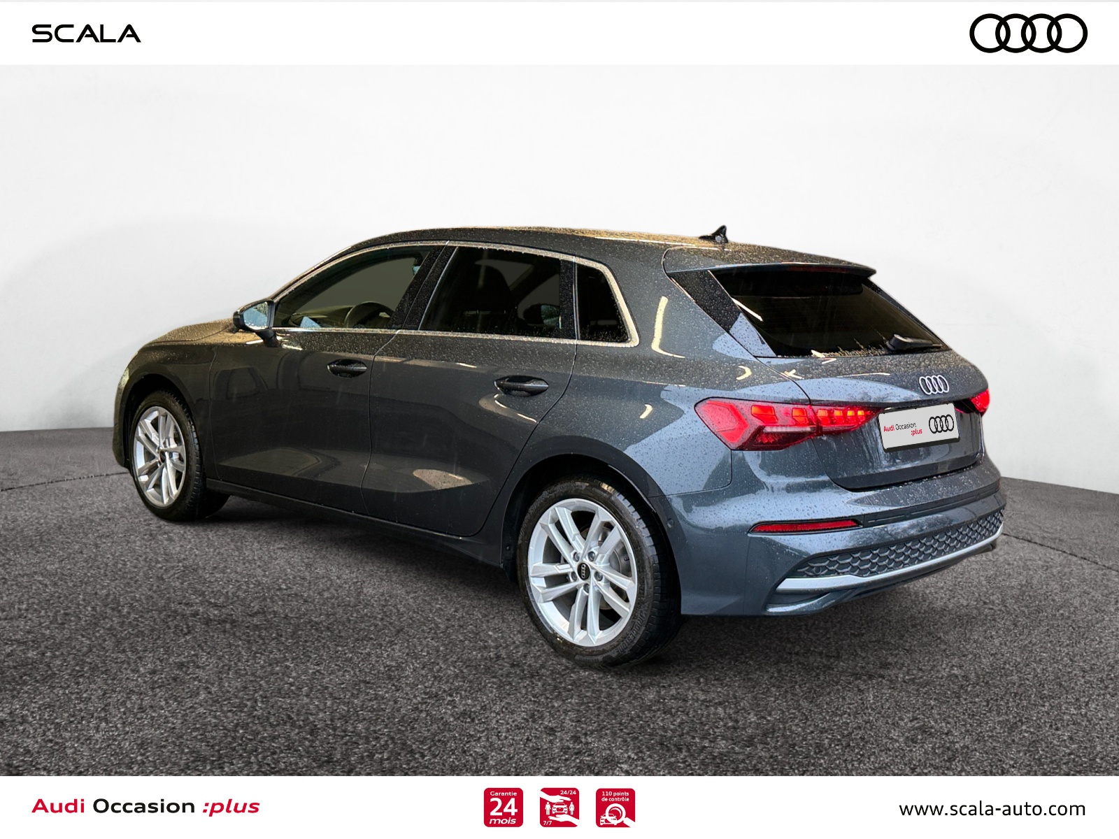 AUDI A3+SPORTBACK 34+ARRIERE+GAUCHE