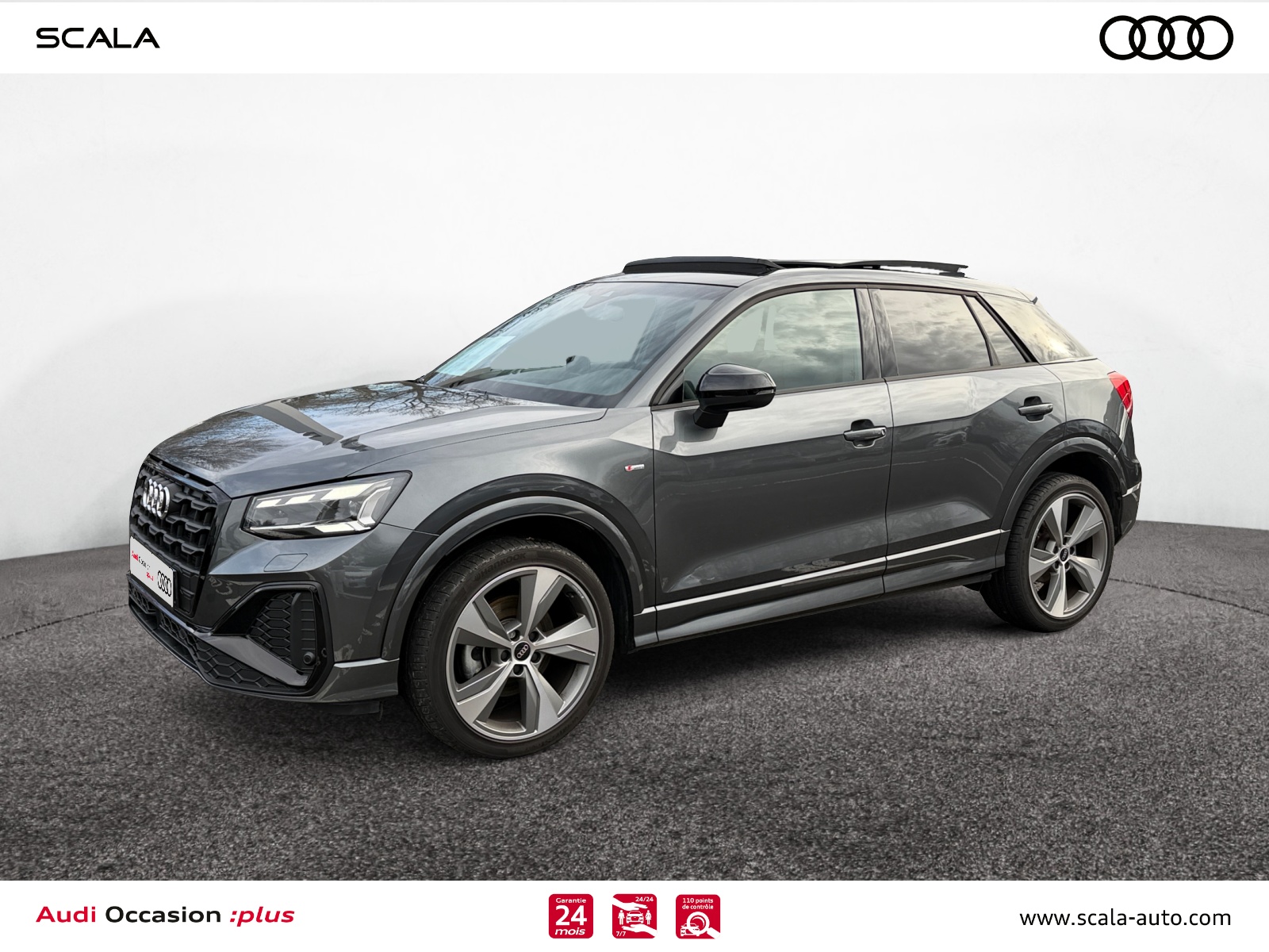 AUDI Q2 34+AVANT+GAUCHE