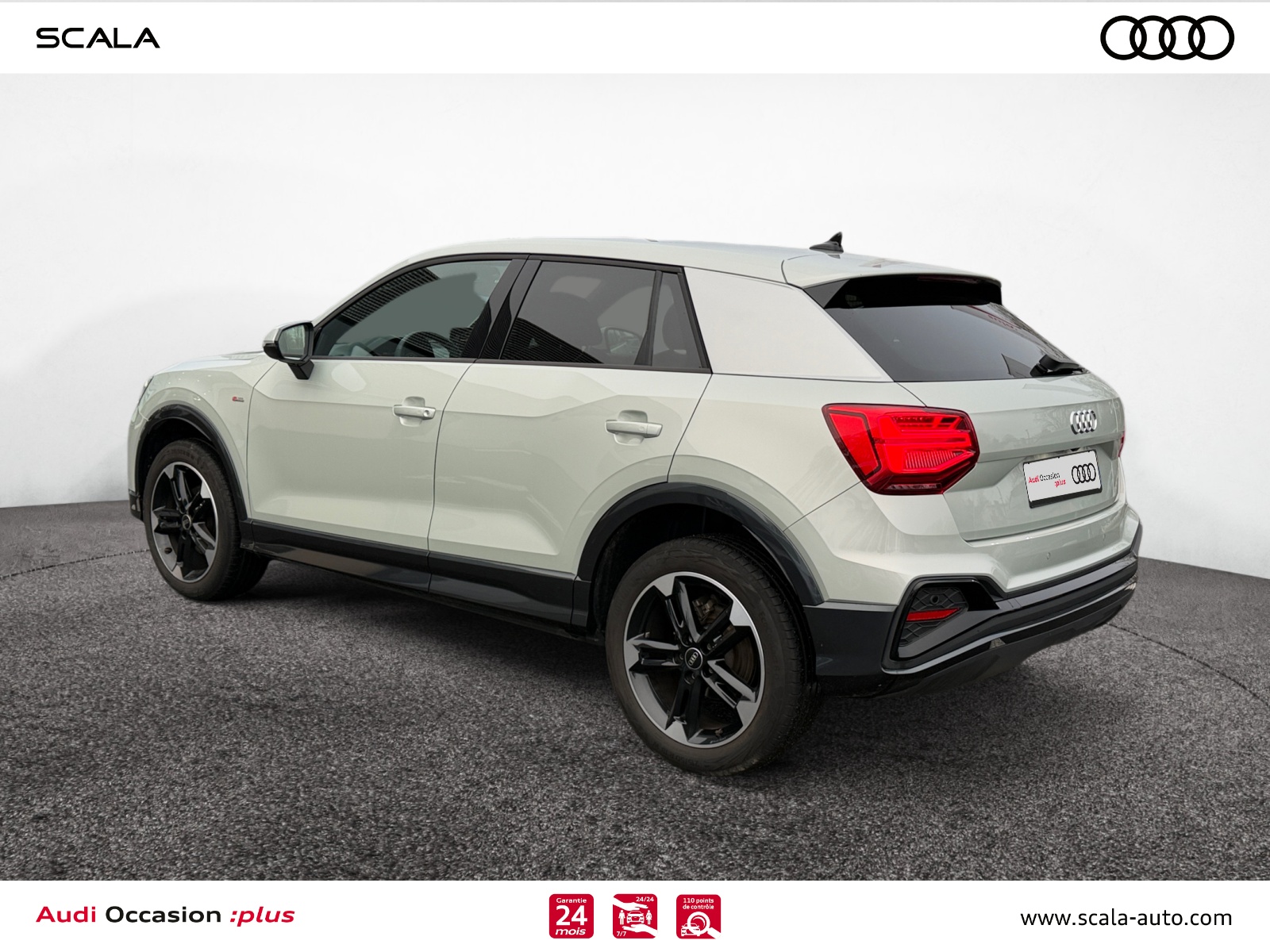 AUDI Q2 34+ARRIERE+GAUCHE