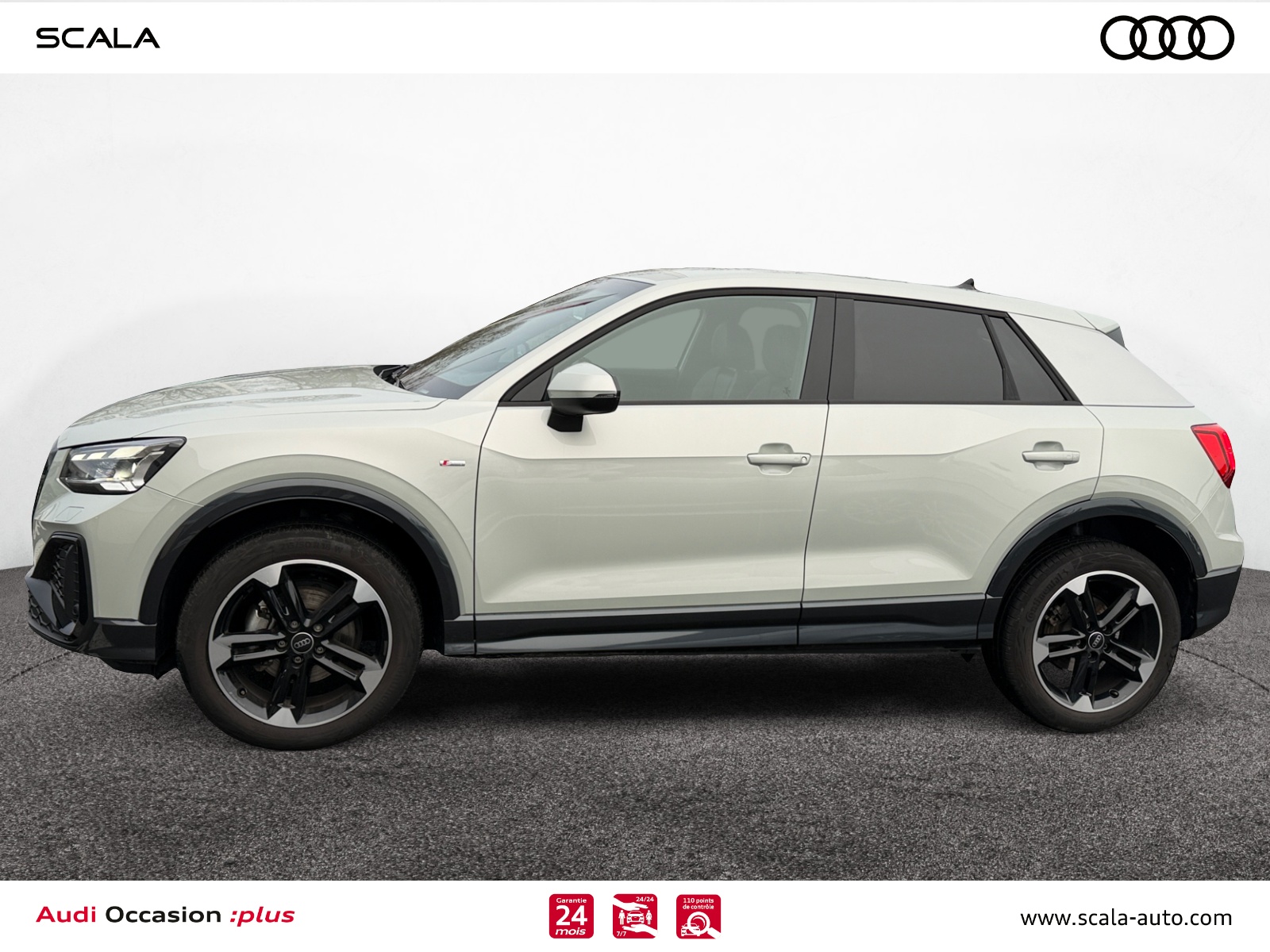 AUDI Q2 PROFIL+GAUCHE