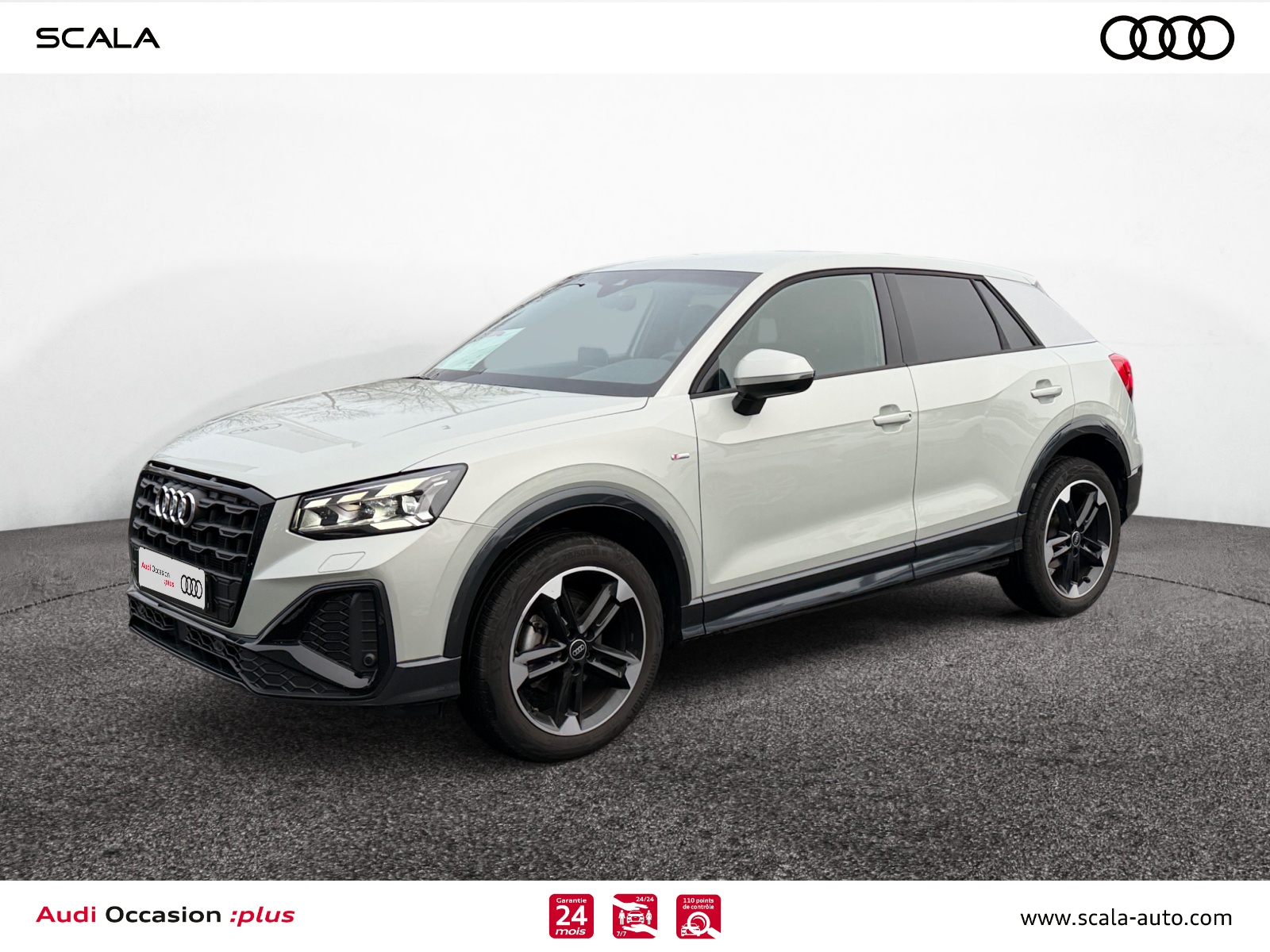 AUDI Q2 34+AVANT+GAUCHE