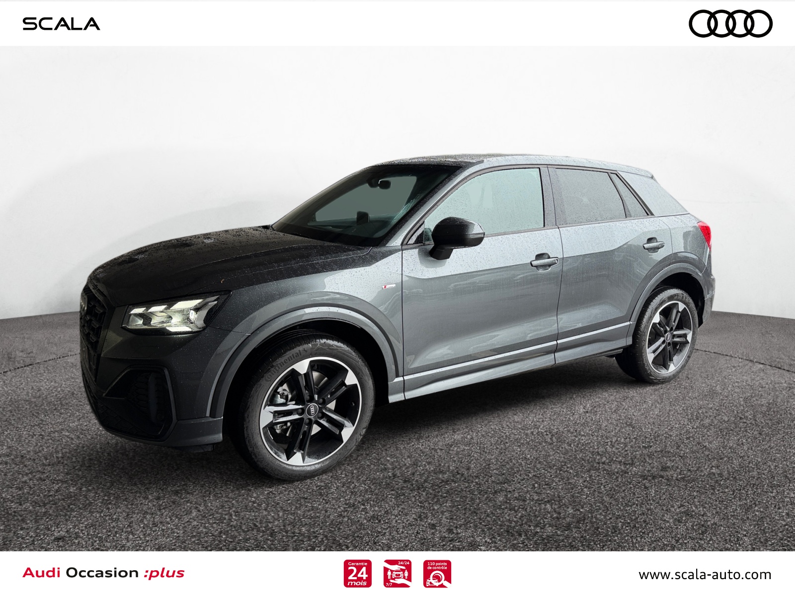AUDI Q2 34+AVANT+GAUCHE