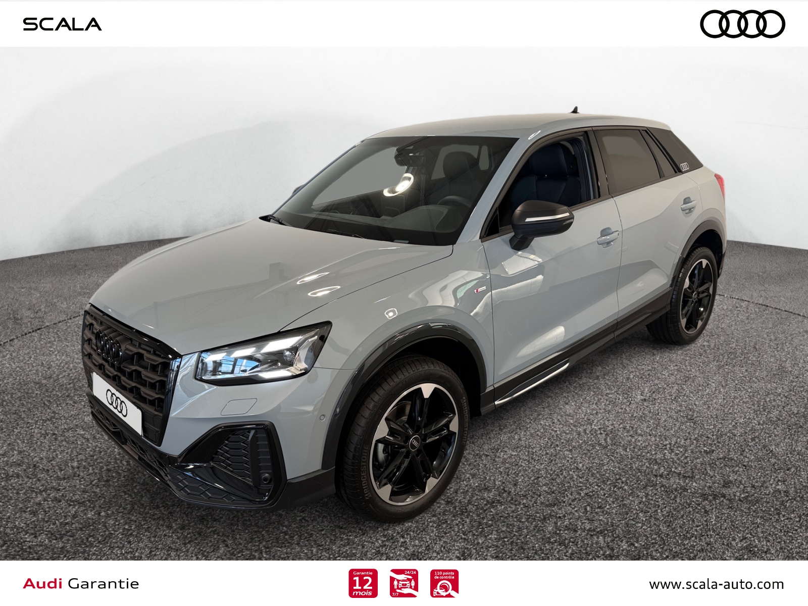 AUDI Q2 34+AVANT+GAUCHE
