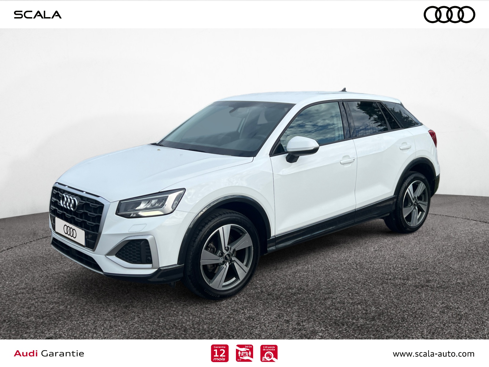 AUDI Q2 34+AVANT+GAUCHE