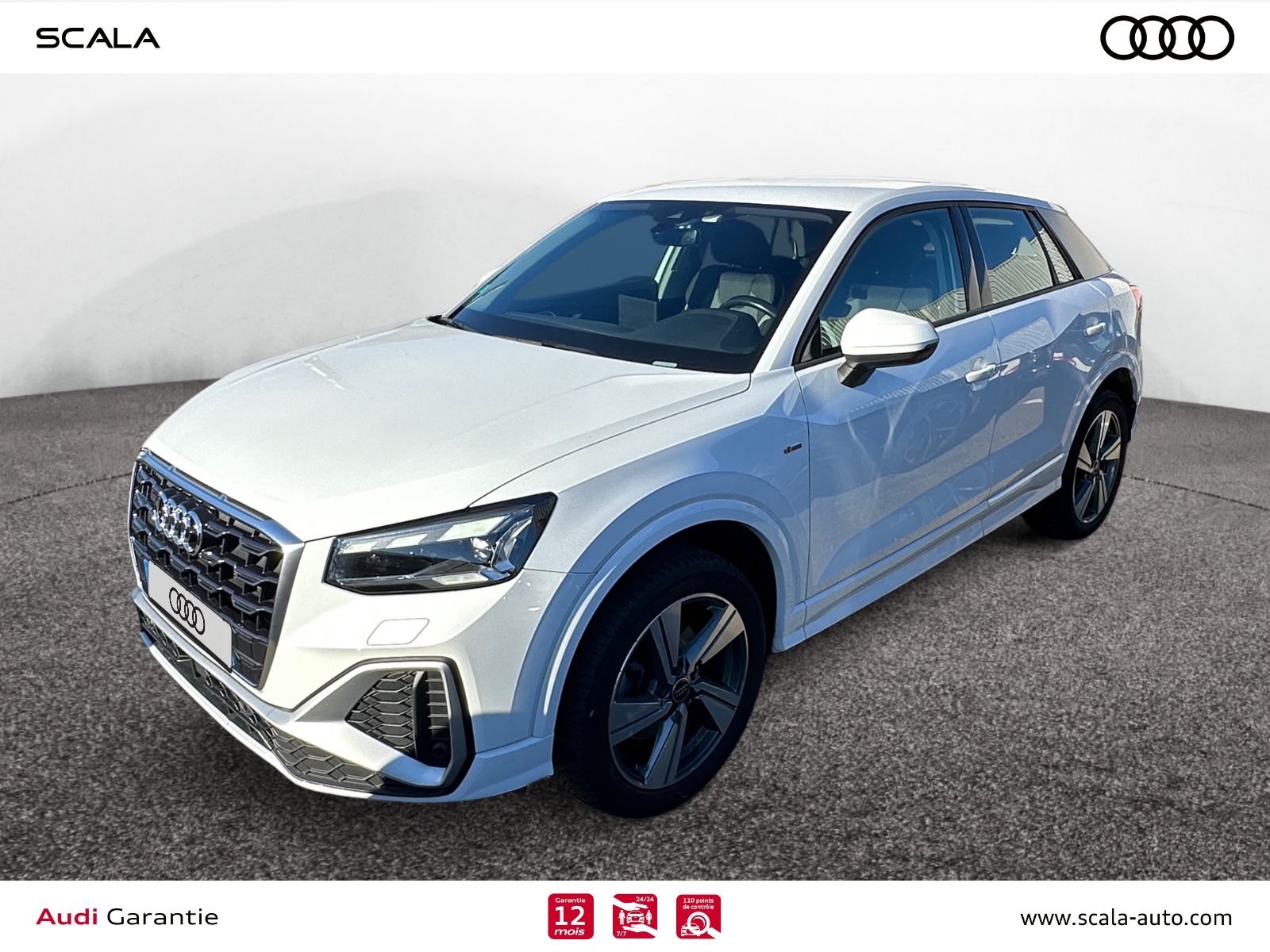 AUDI Q2 34+AVANT+GAUCHE