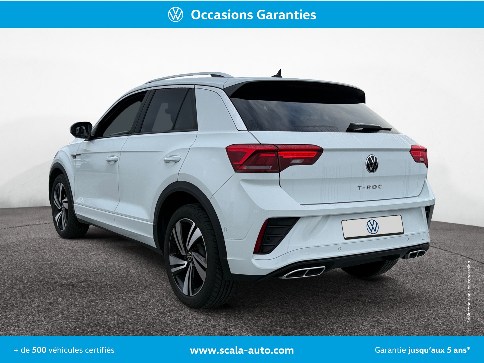 VOLKSWAGEN T ROC 34+ARRIERE+GAUCHE