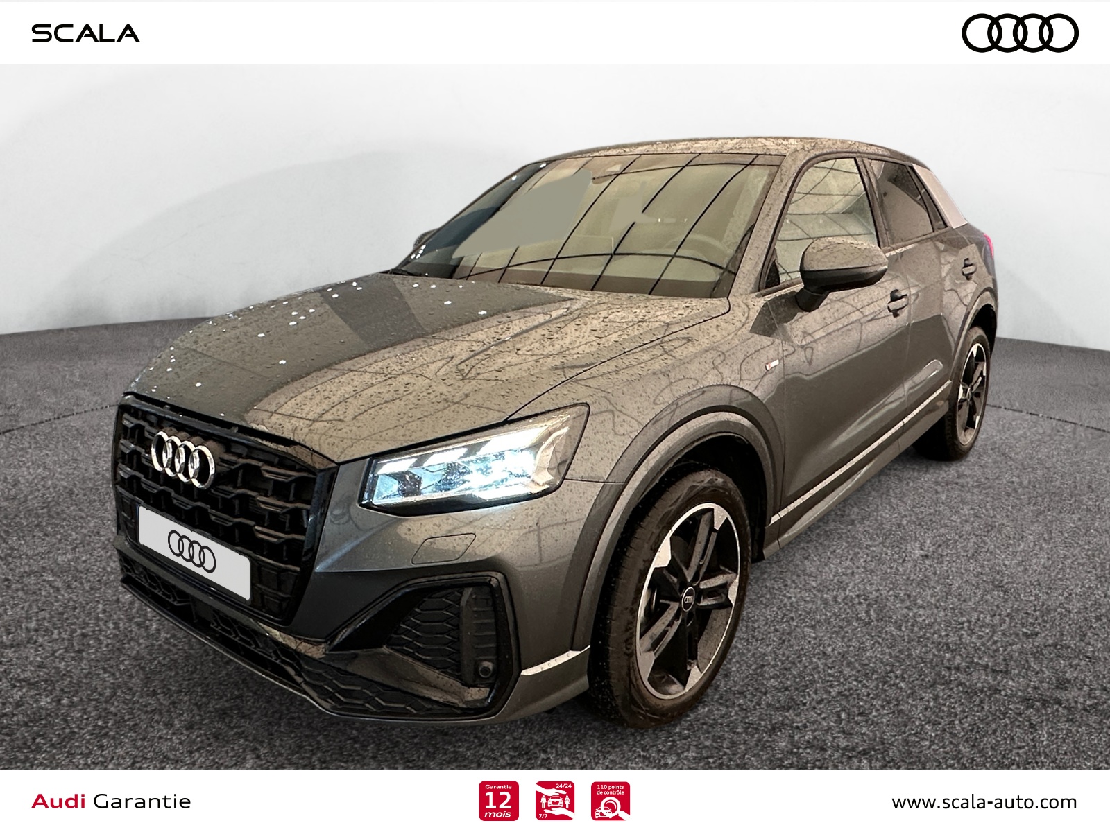 AUDI Q2 34+AVANT+GAUCHE