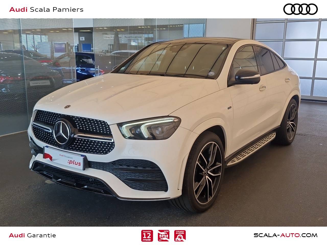 MERCEDES GLE+COUPE 34+AVANT+GAUCHE