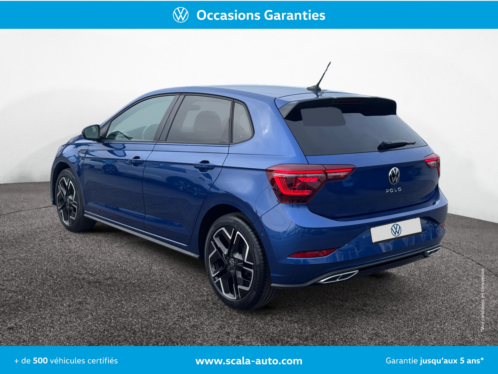 VOLKSWAGEN POLO 34+ARRIERE+GAUCHE