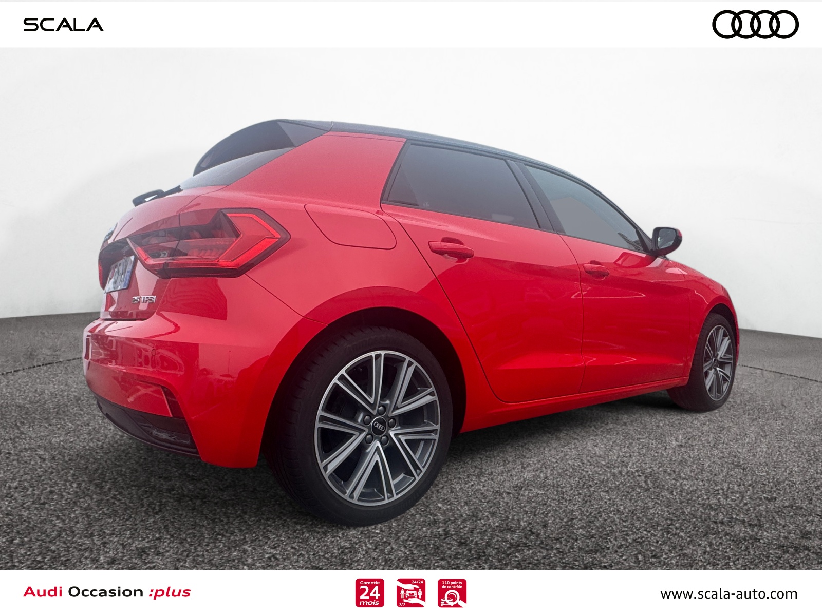 AUDI A1+SPORTBACK 34+ARRIERE+DROIT