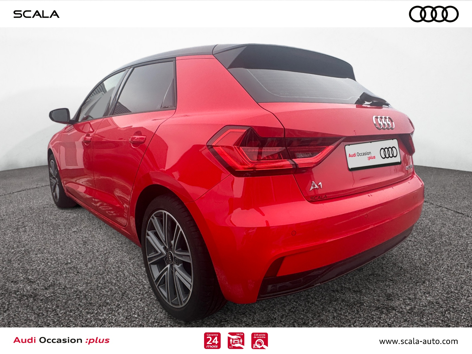 AUDI A1+SPORTBACK 34+ARRIERE+GAUCHE