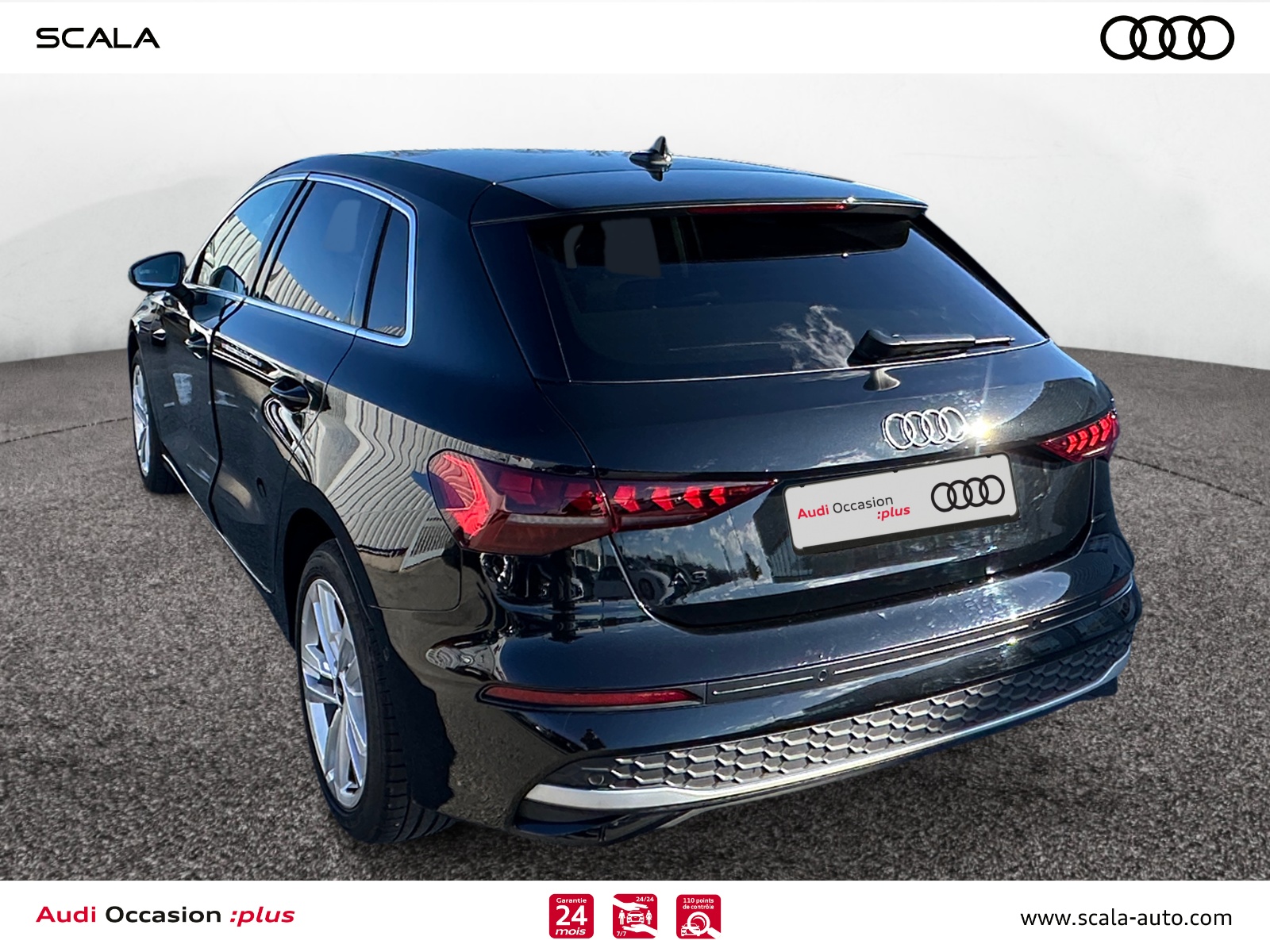 AUDI A3+SPORTBACK 34+ARRIERE+GAUCHE