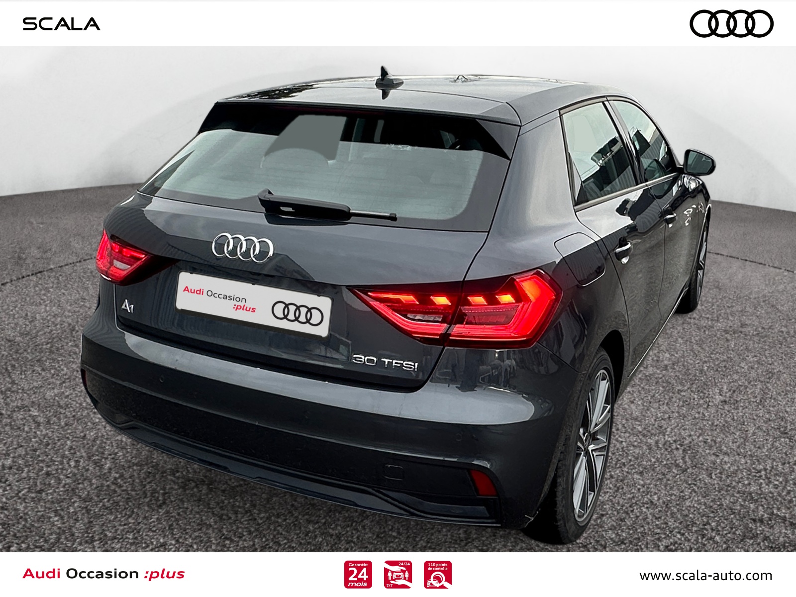 AUDI A1+SPORTBACK 34+ARRIERE+DROIT