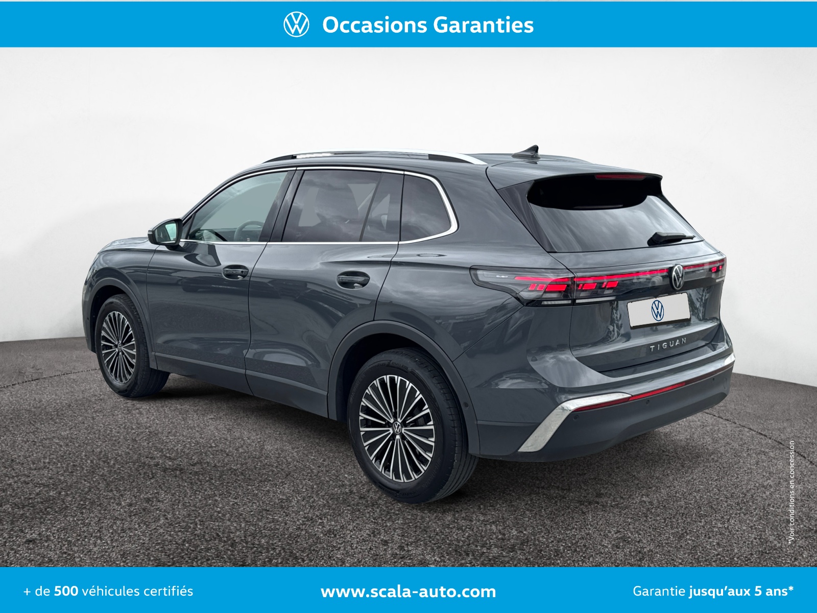 VOLKSWAGEN TIGUAN 34+ARRIERE+GAUCHE