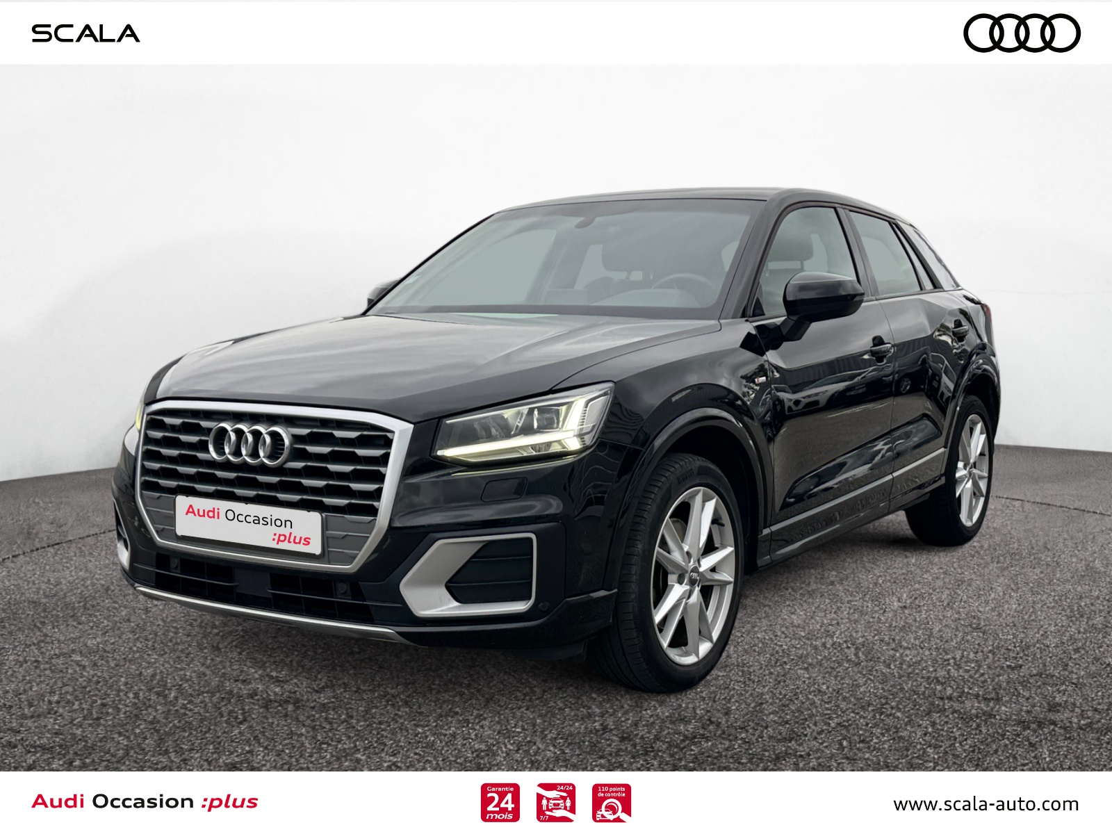 AUDI Q2 34+AVANT+GAUCHE