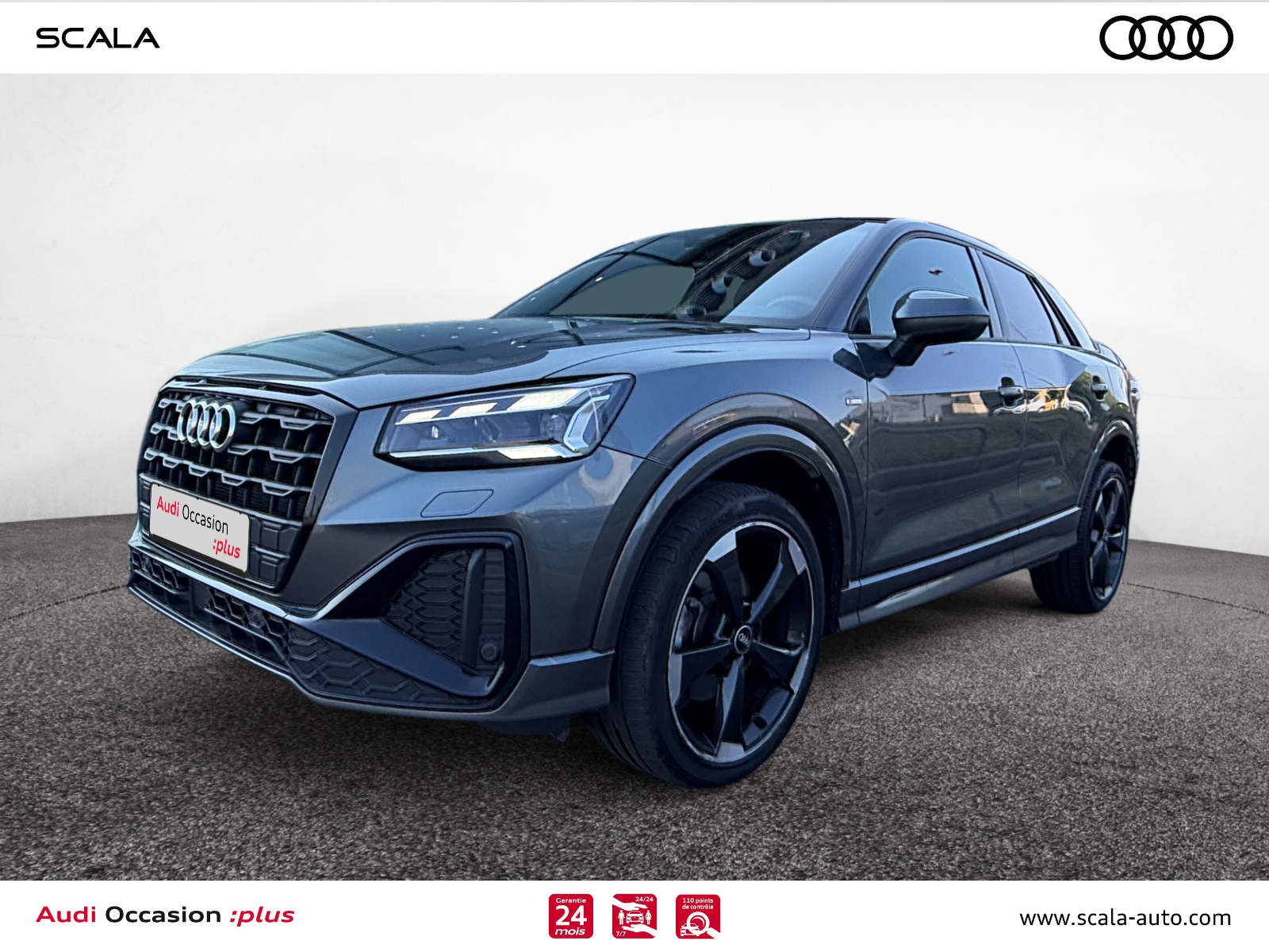 AUDI Q2 34+AVANT+GAUCHE