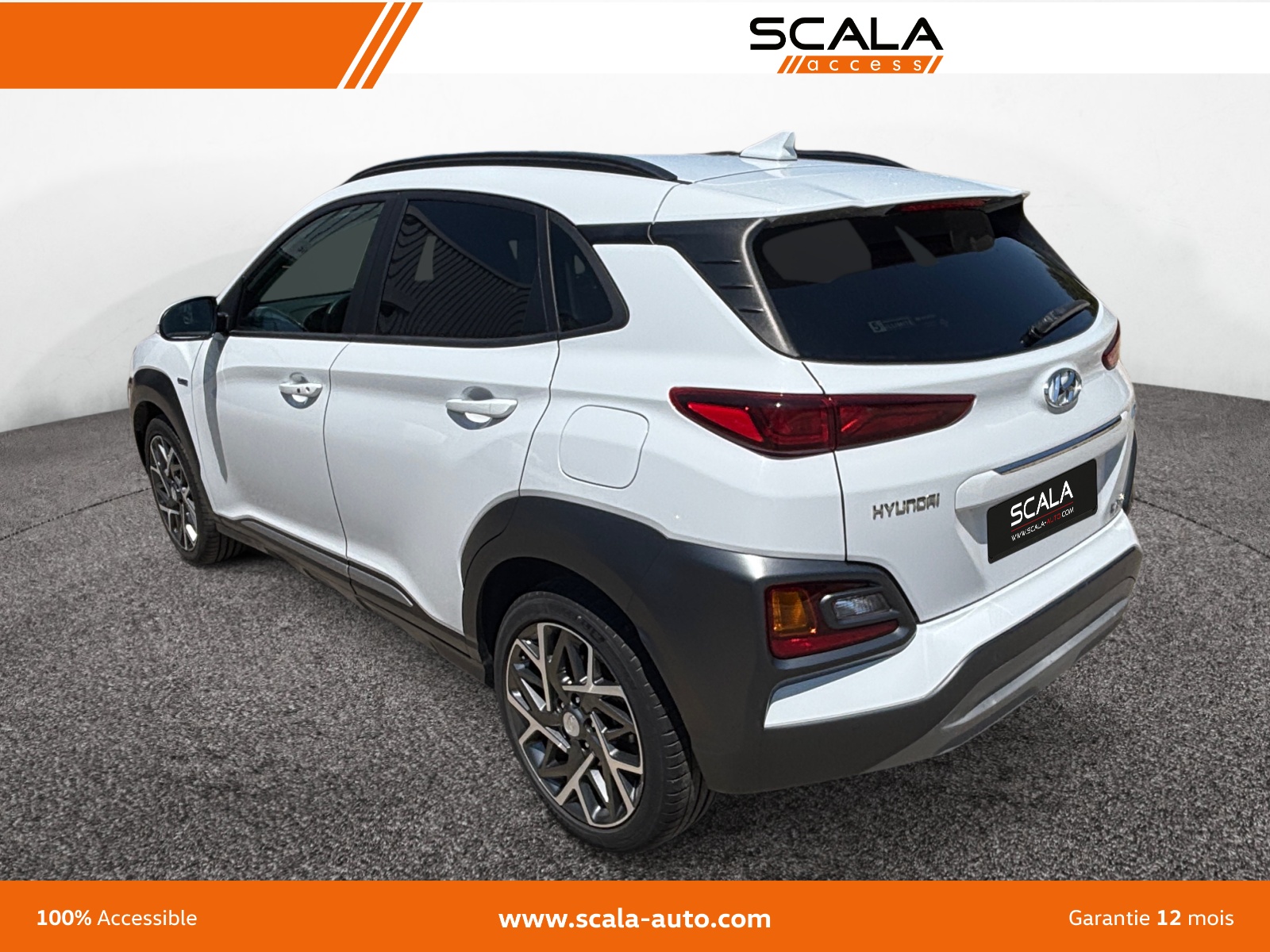 HYUNDAI KONA+HYBRID 34+ARRIERE+GAUCHE