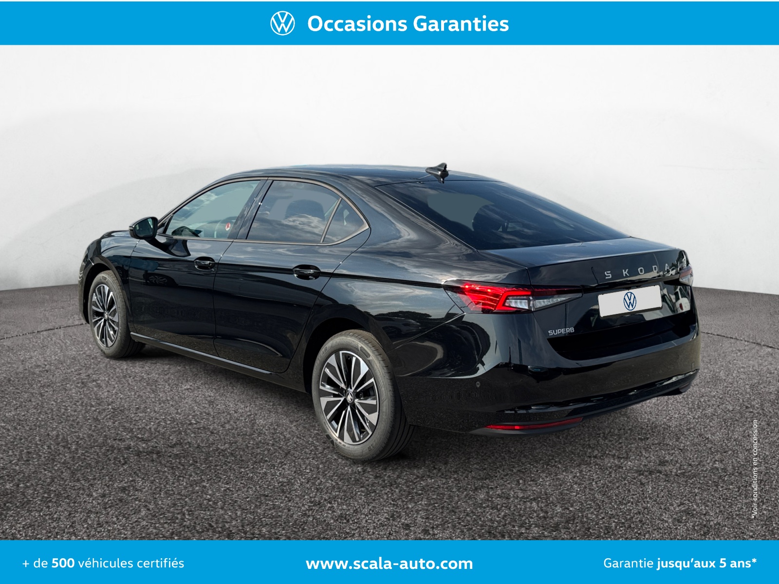 SKODA SUPERB 34+ARRIERE+GAUCHE
