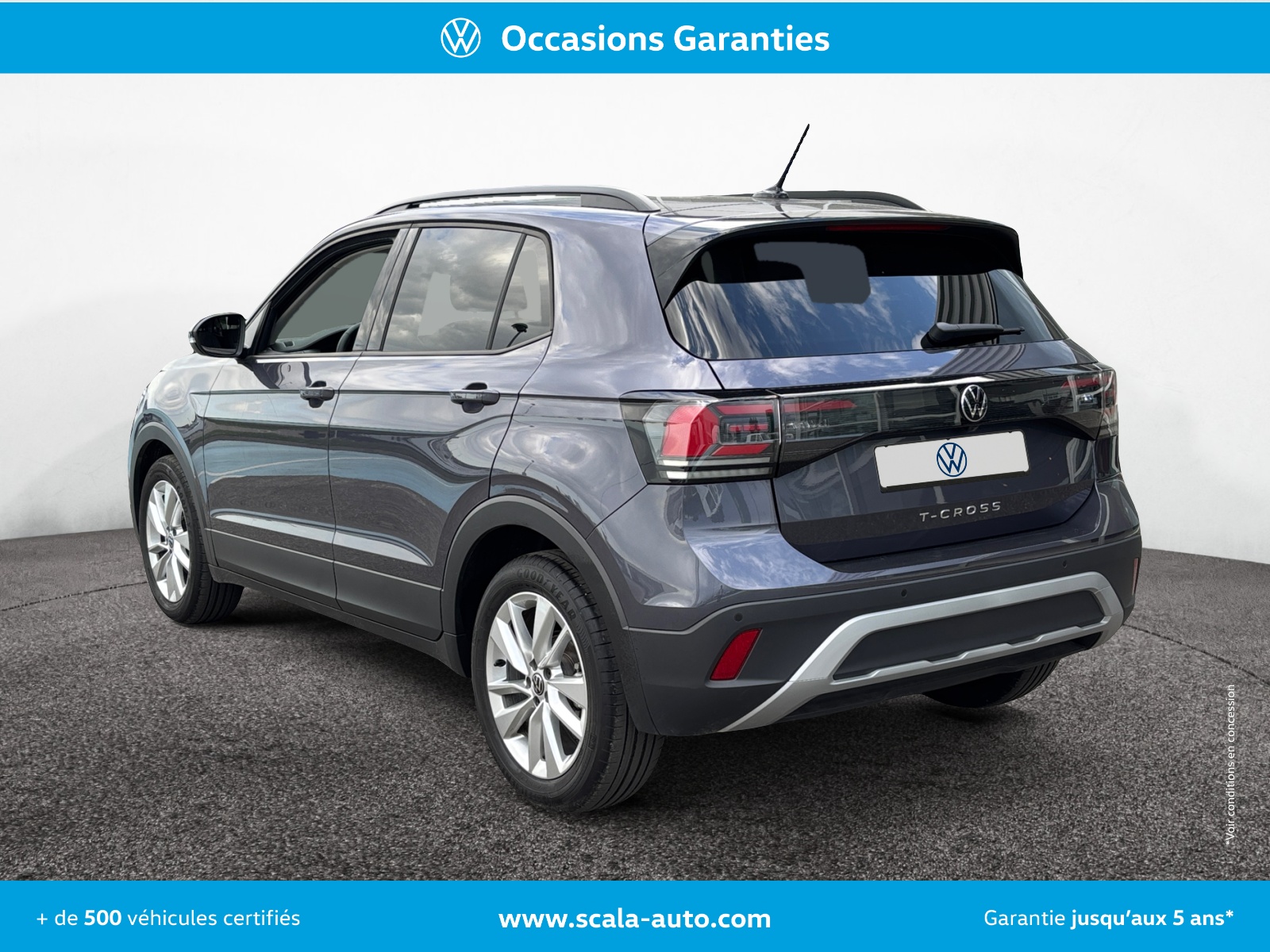 VOLKSWAGEN T CROSS 34+ARRIERE+GAUCHE