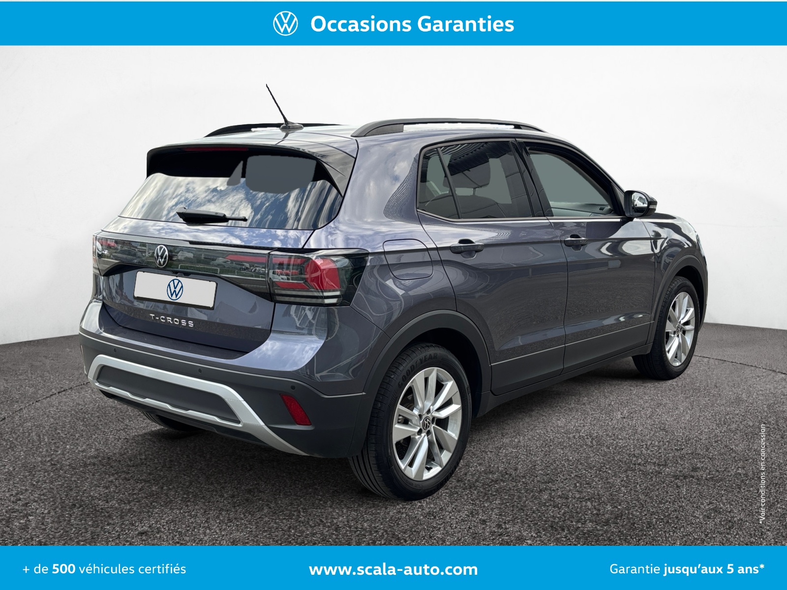VOLKSWAGEN T CROSS 34+ARRIERE+DROIT