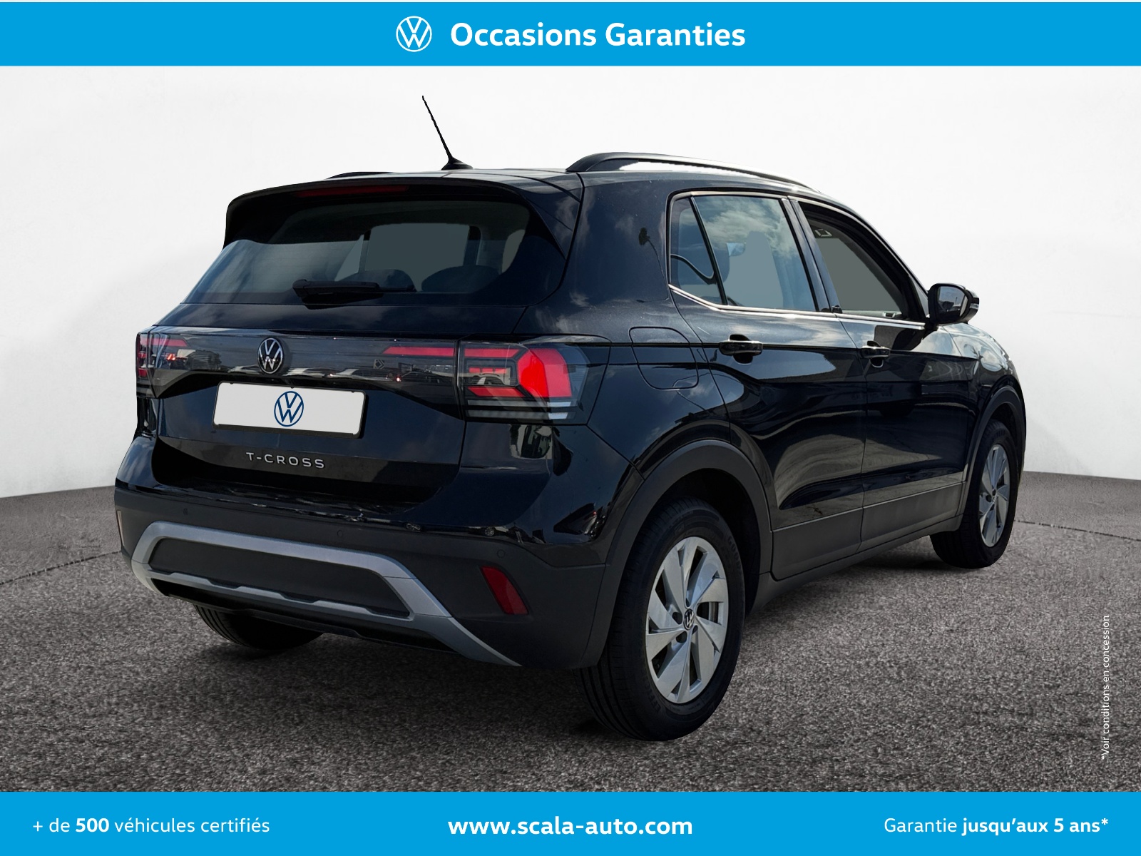 VOLKSWAGEN T CROSS 34+ARRIERE+DROIT