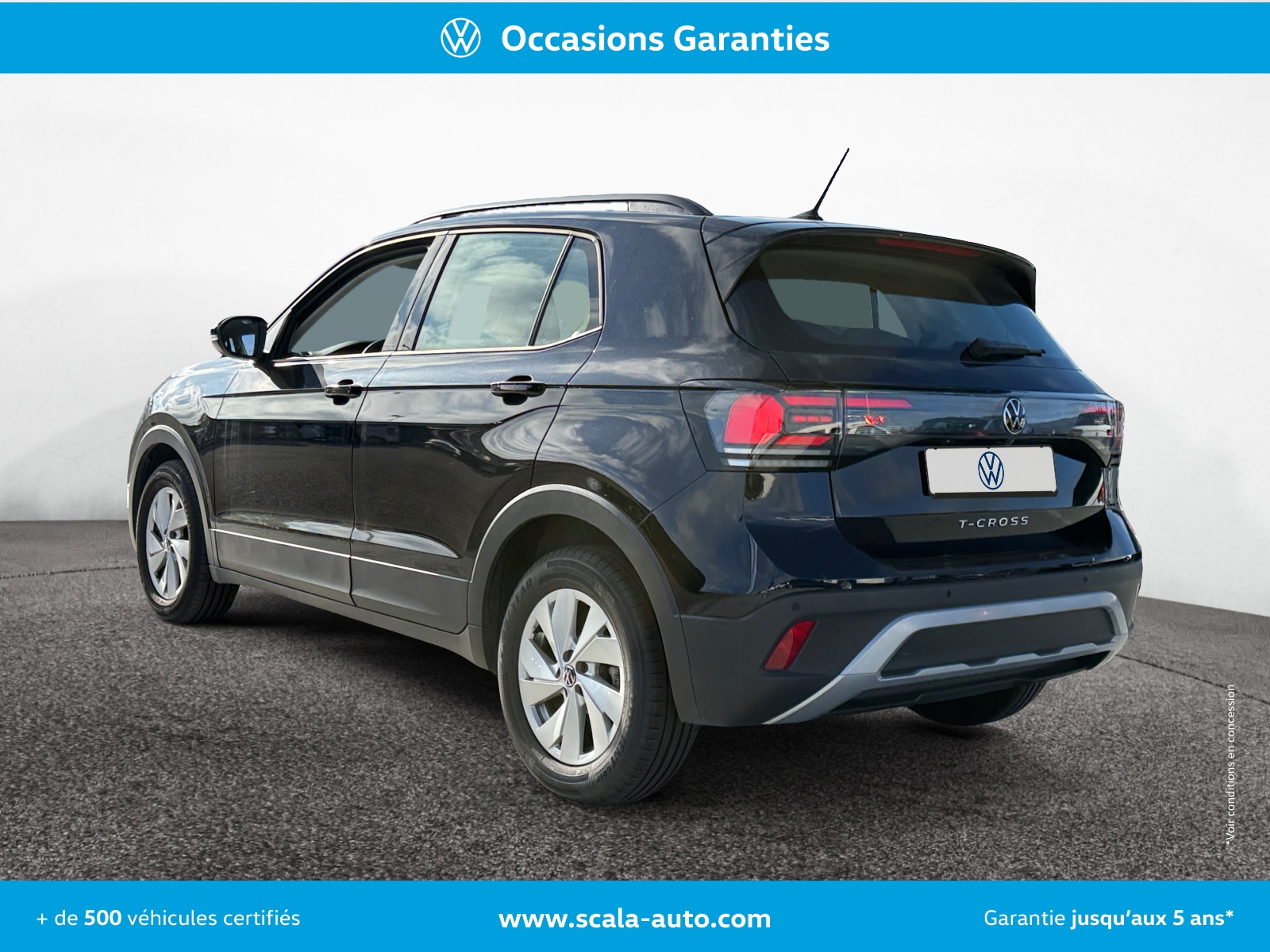 VOLKSWAGEN T CROSS 34+ARRIERE+GAUCHE