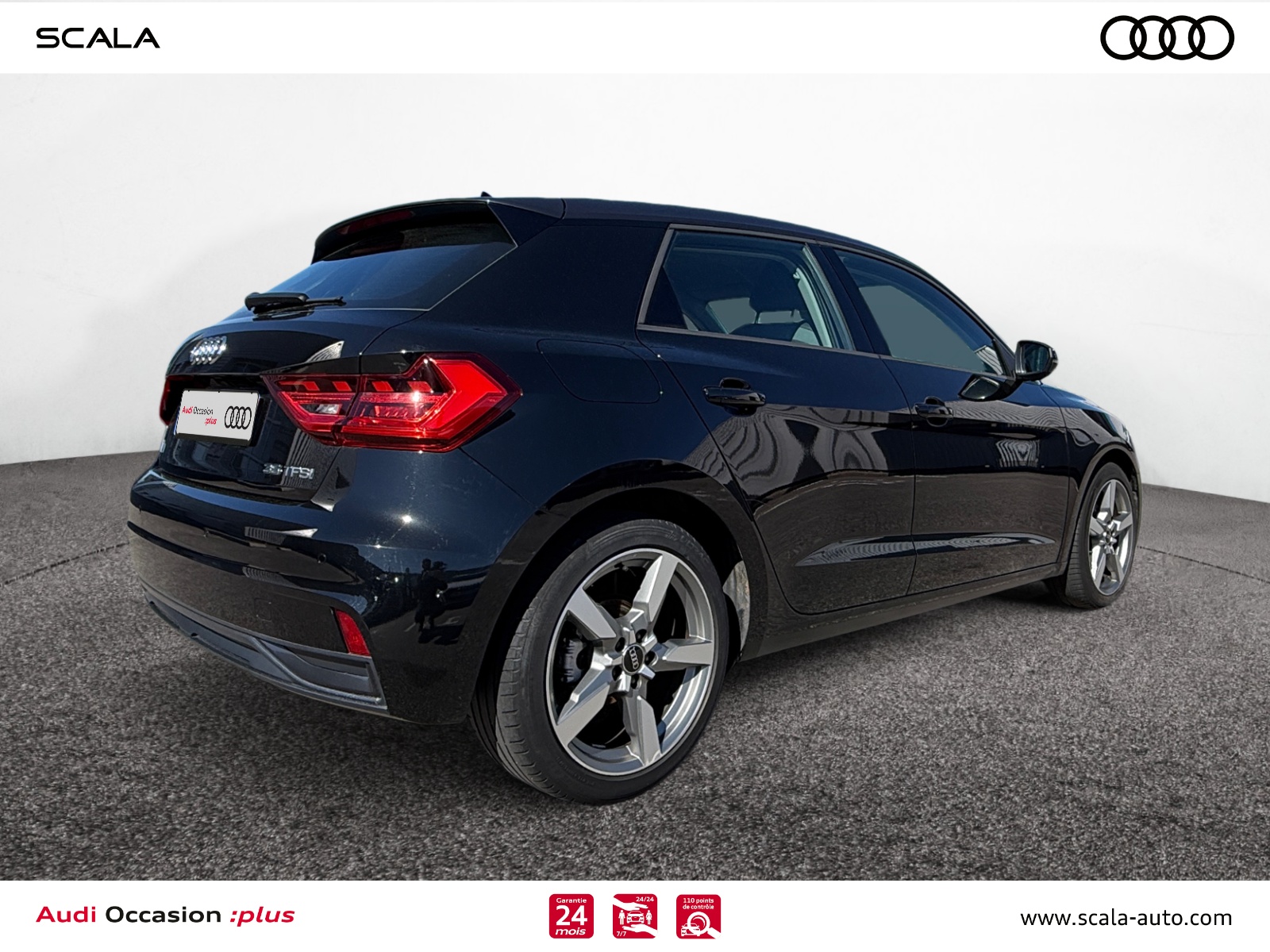 AUDI A1+SPORTBACK 34+ARRIERE+DROIT