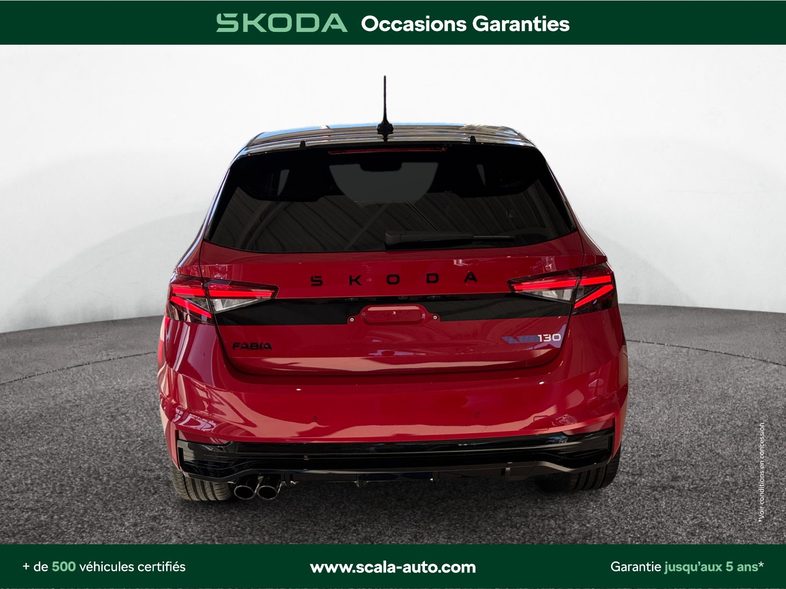 SKODA FABIA FACE+ARRIERE