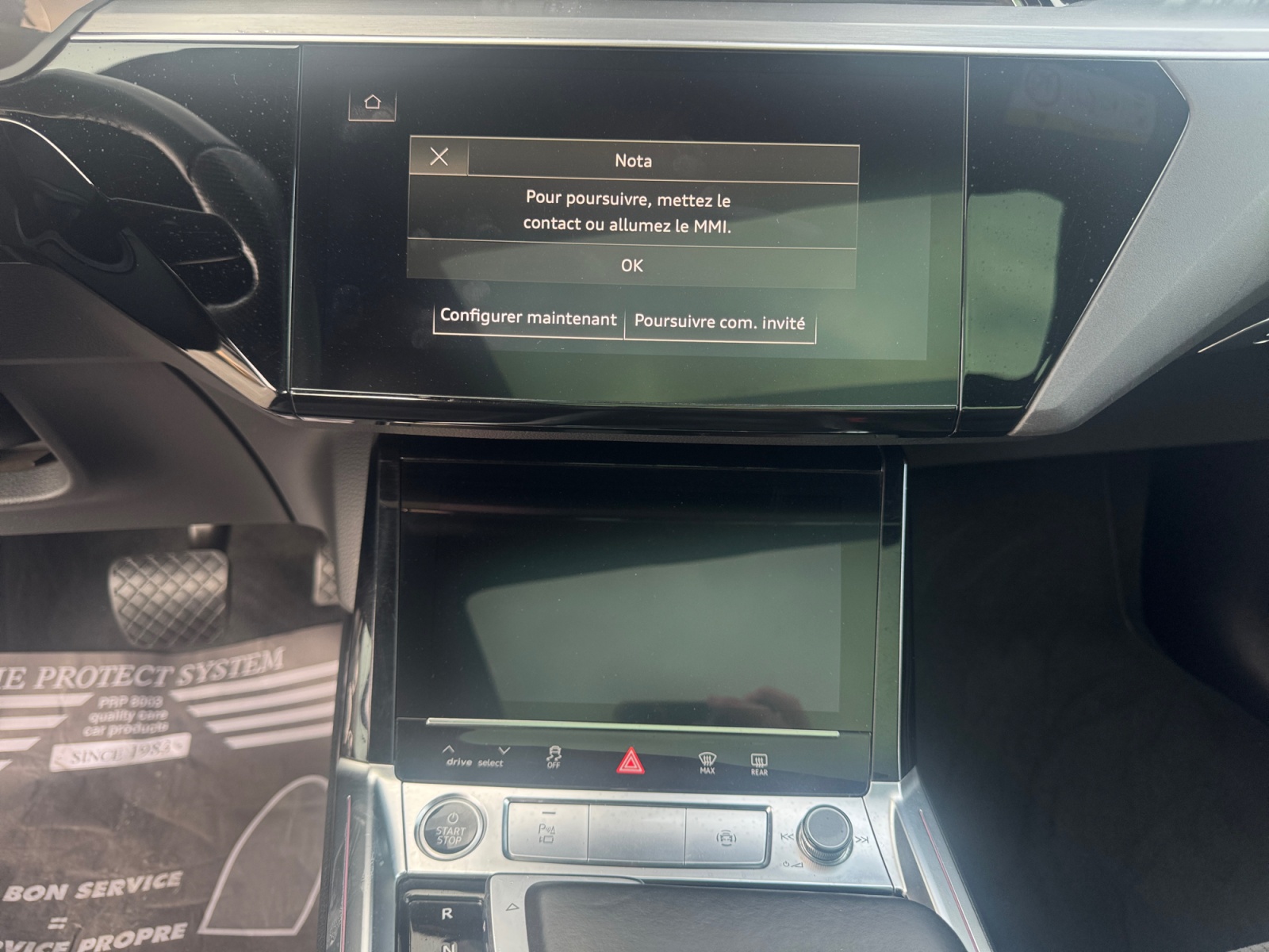 AUDI E TRON+SPORTBACK CONSOLE+CENTRALE