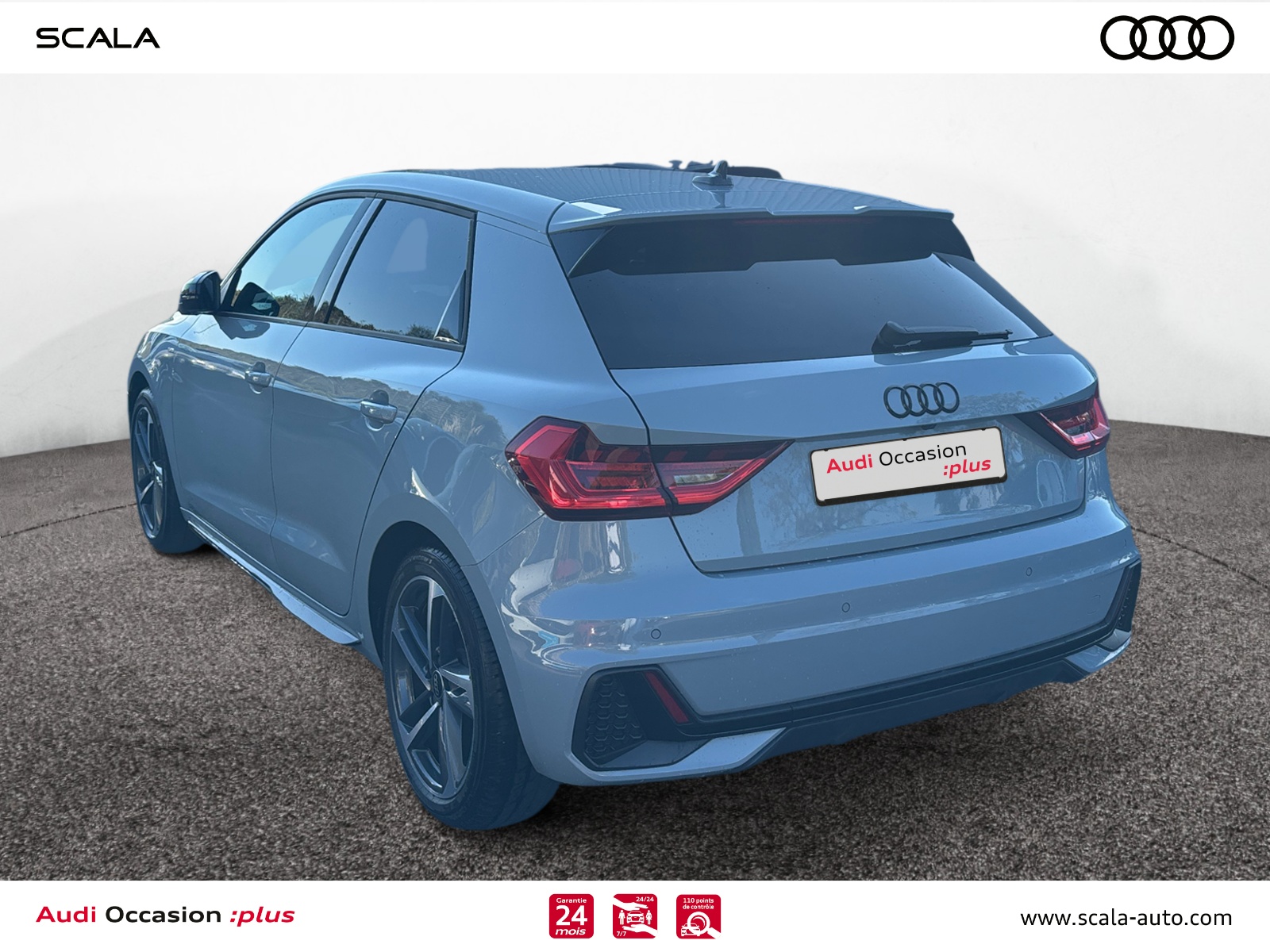 AUDI A1+SPORTBACK 34+ARRIERE+GAUCHE