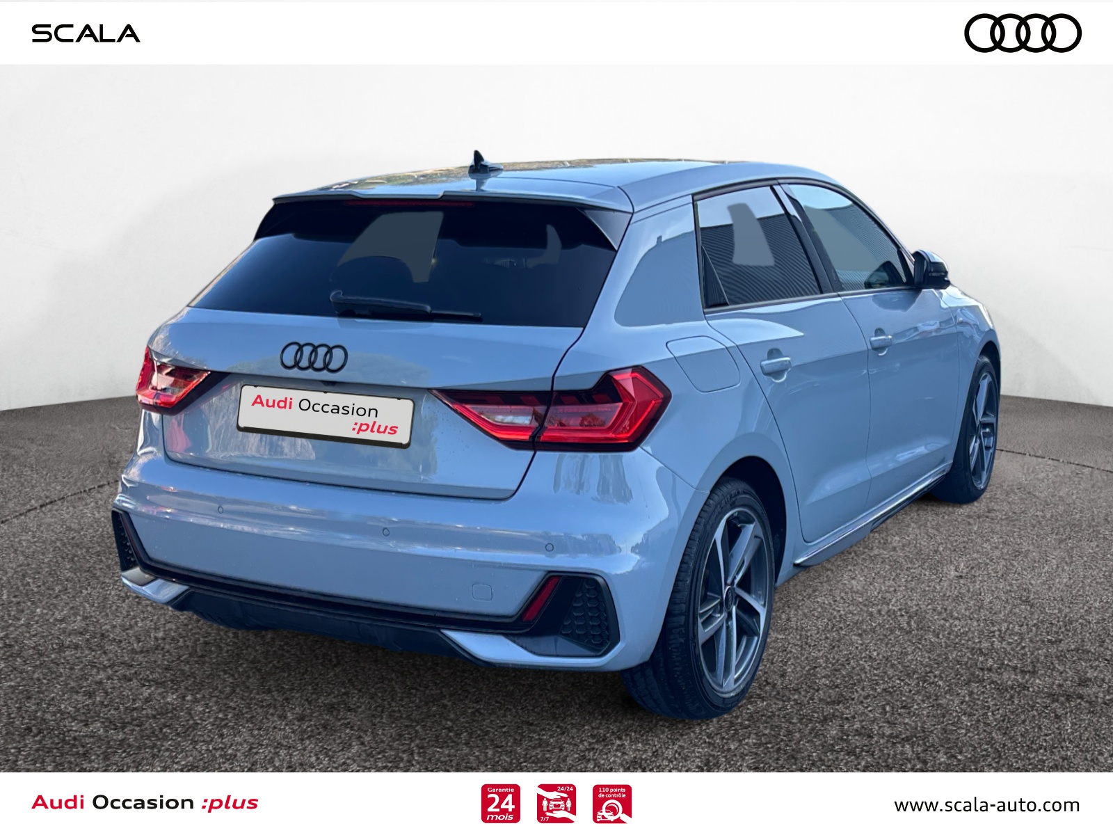 AUDI A1+SPORTBACK 34+ARRIERE+DROIT