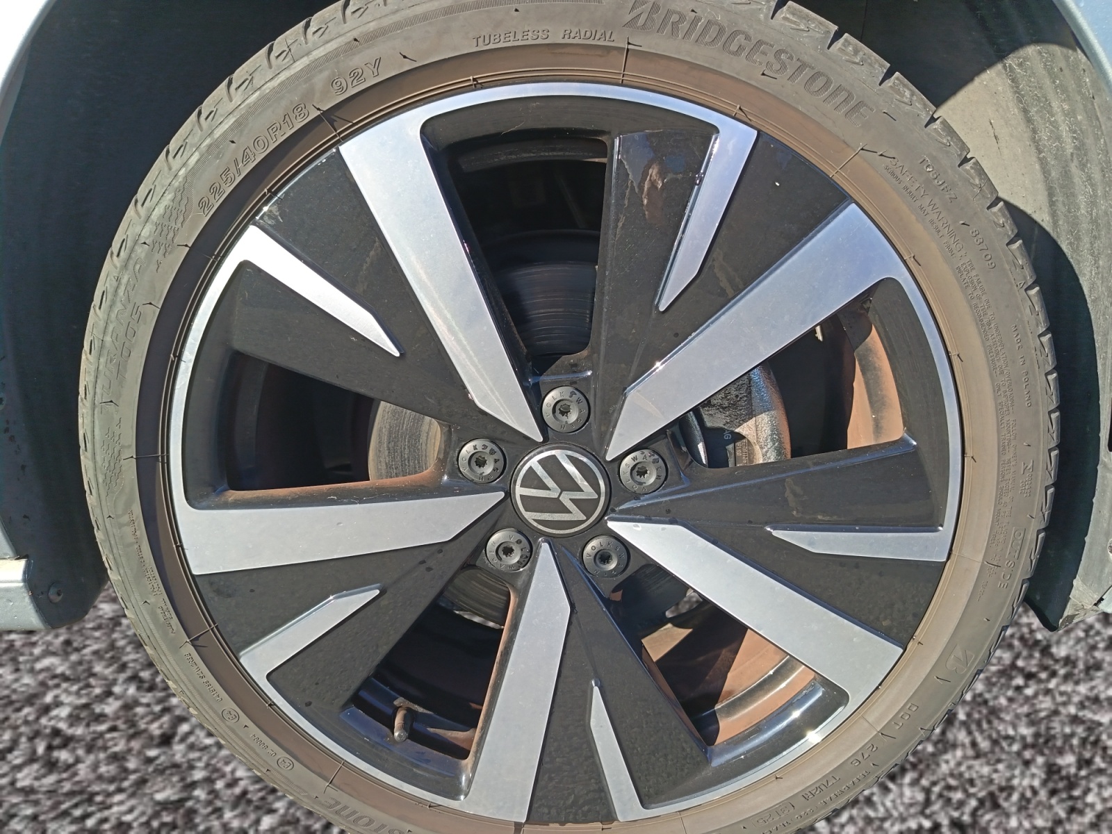 VOLKSWAGEN GOLF JANTE+AVANT+GAUCHE
