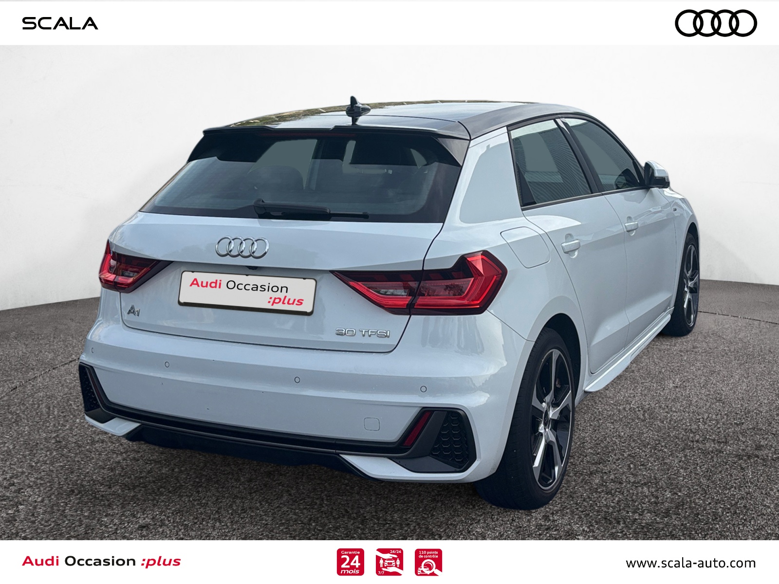 AUDI A1+SPORTBACK 34+ARRIERE+DROIT