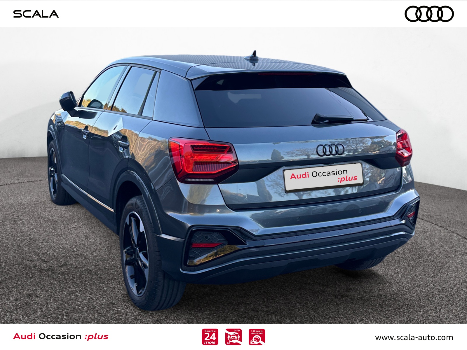 AUDI Q2 34+ARRIERE+GAUCHE