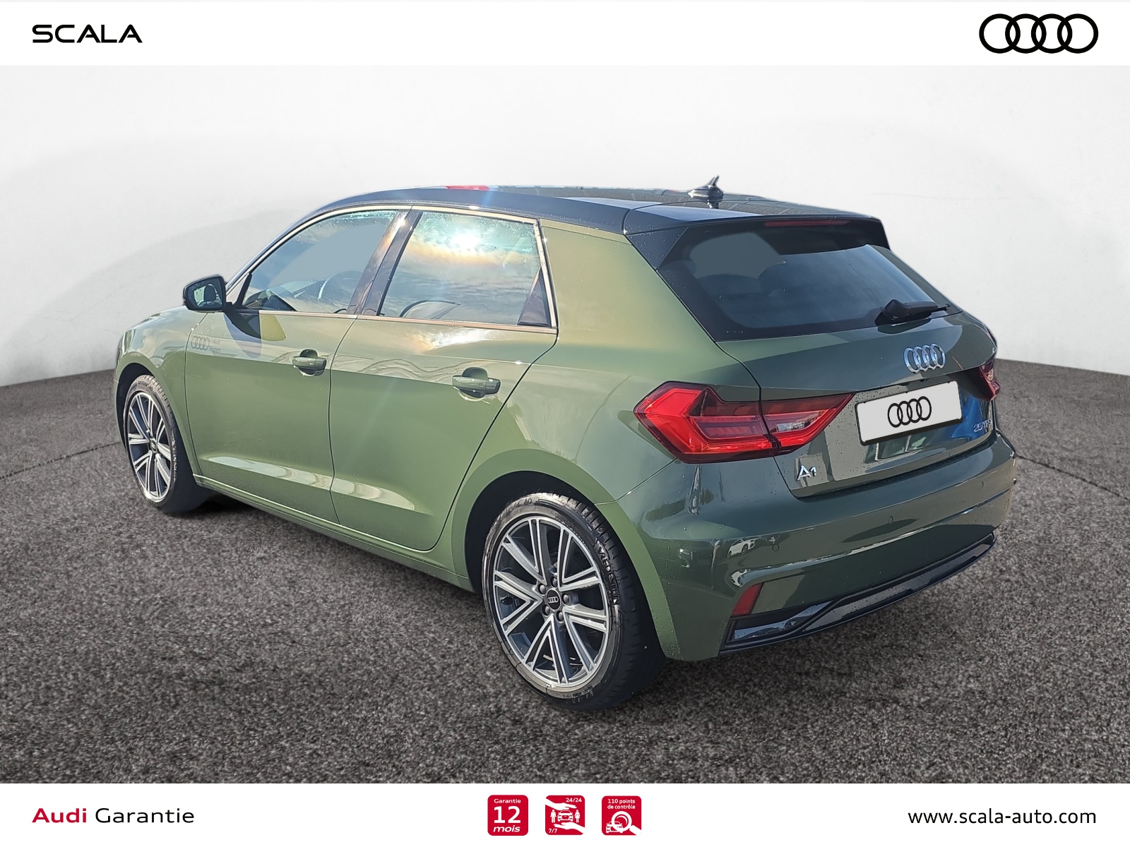 AUDI A1+SPORTBACK 34+ARRIERE+GAUCHE