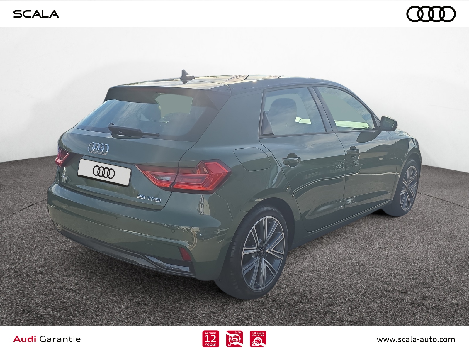 AUDI A1+SPORTBACK 34+ARRIERE+DROIT