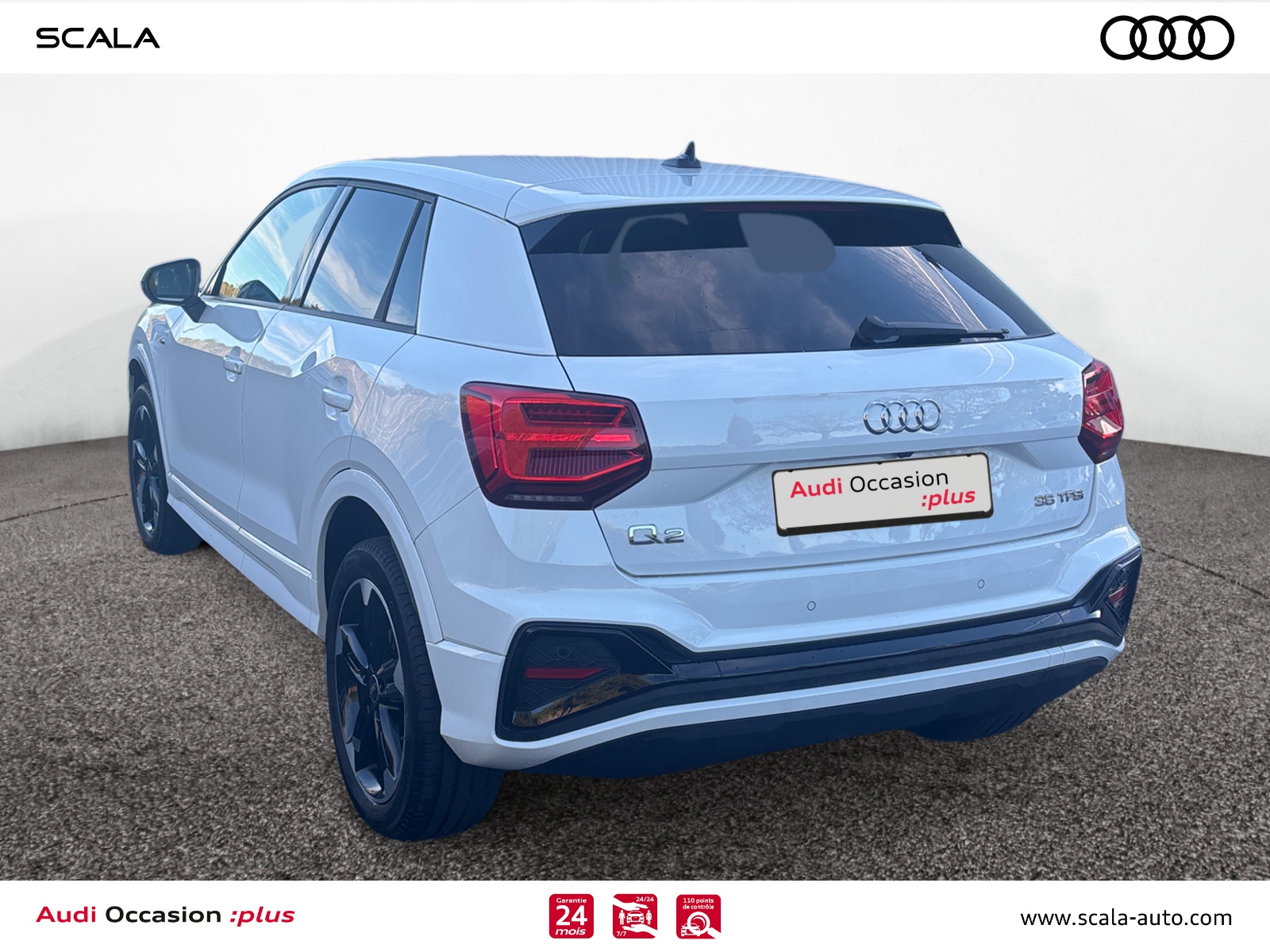 AUDI Q2 34+ARRIERE+GAUCHE