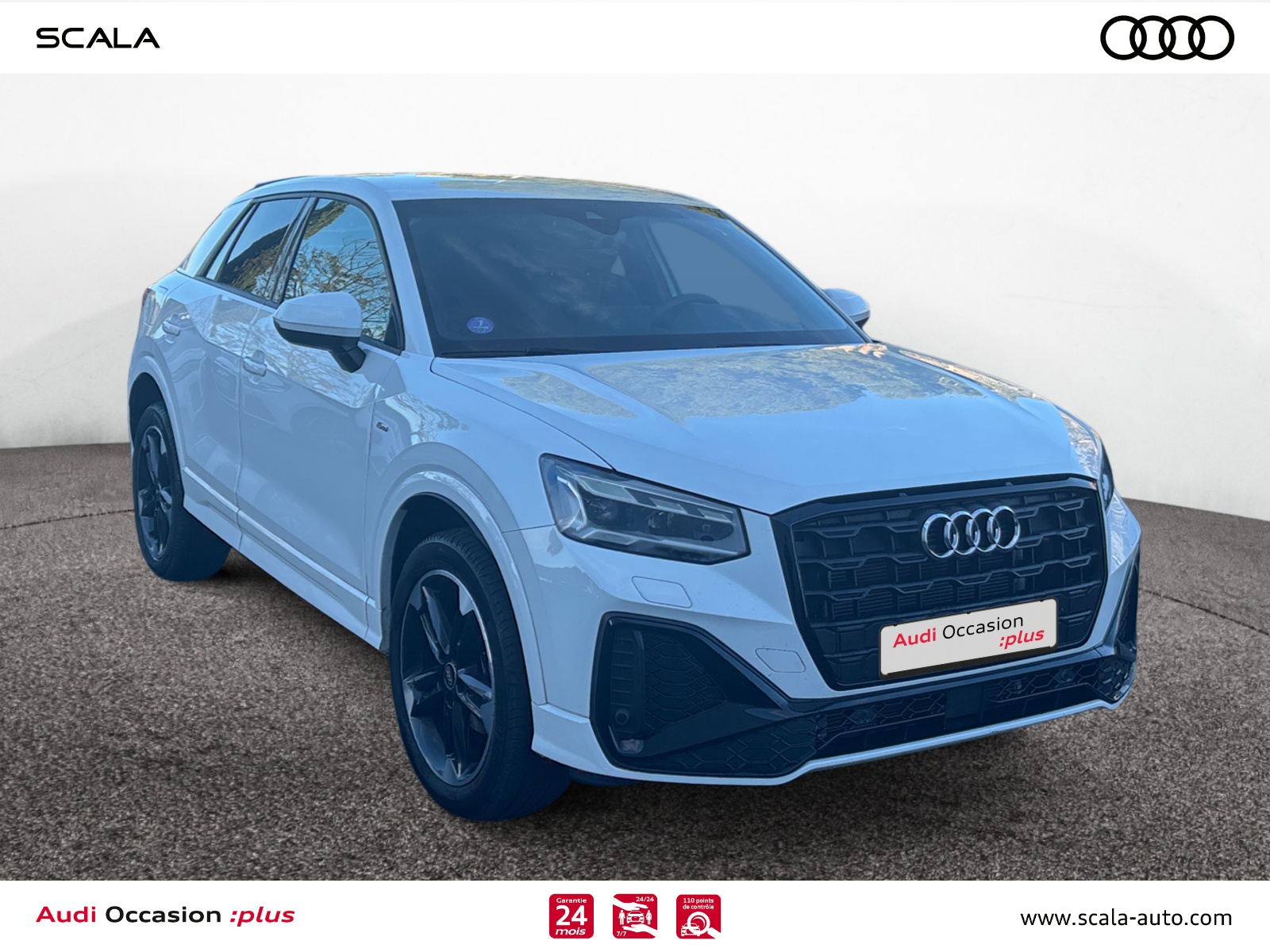 AUDI Q2 34+AVANT+DROIT