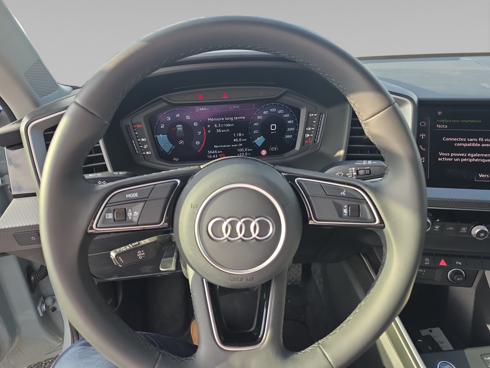 AUDI A1+SPORTBACK POSTE+DE+PILOTAGE