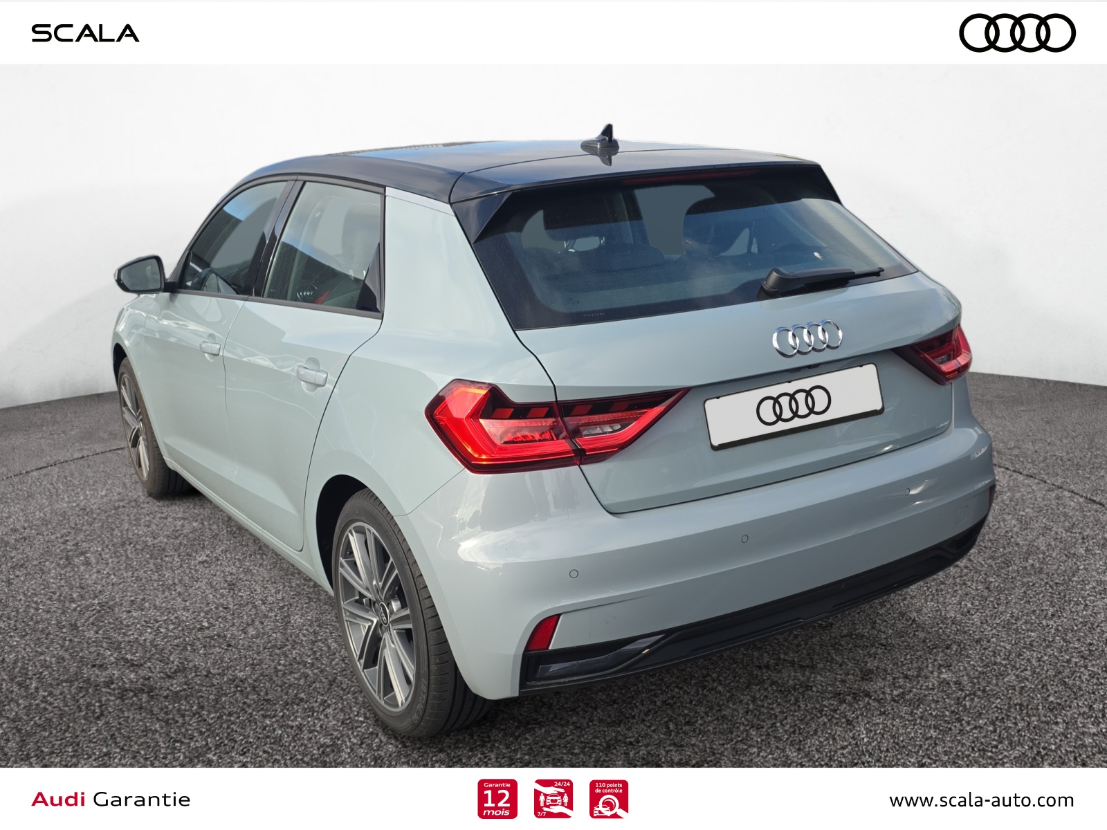 AUDI A1+SPORTBACK 34+ARRIERE+GAUCHE