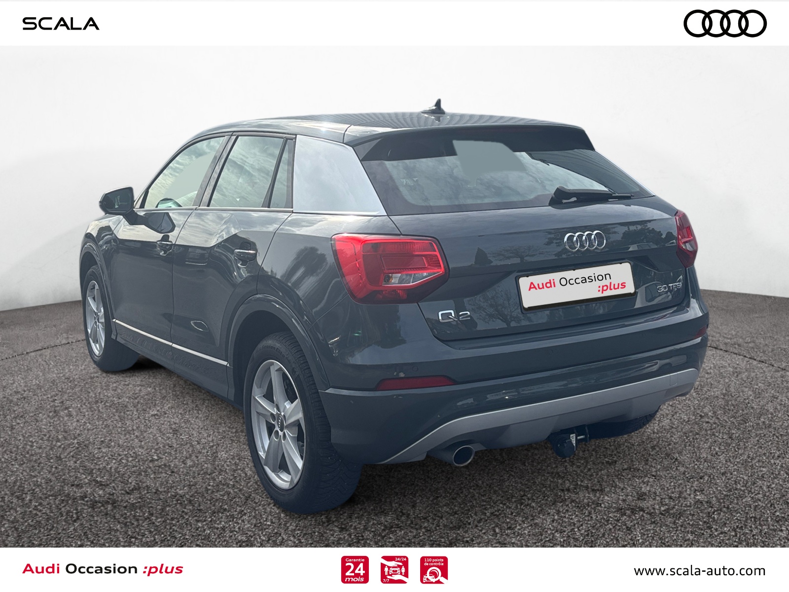 AUDI Q2 34+ARRIERE+GAUCHE