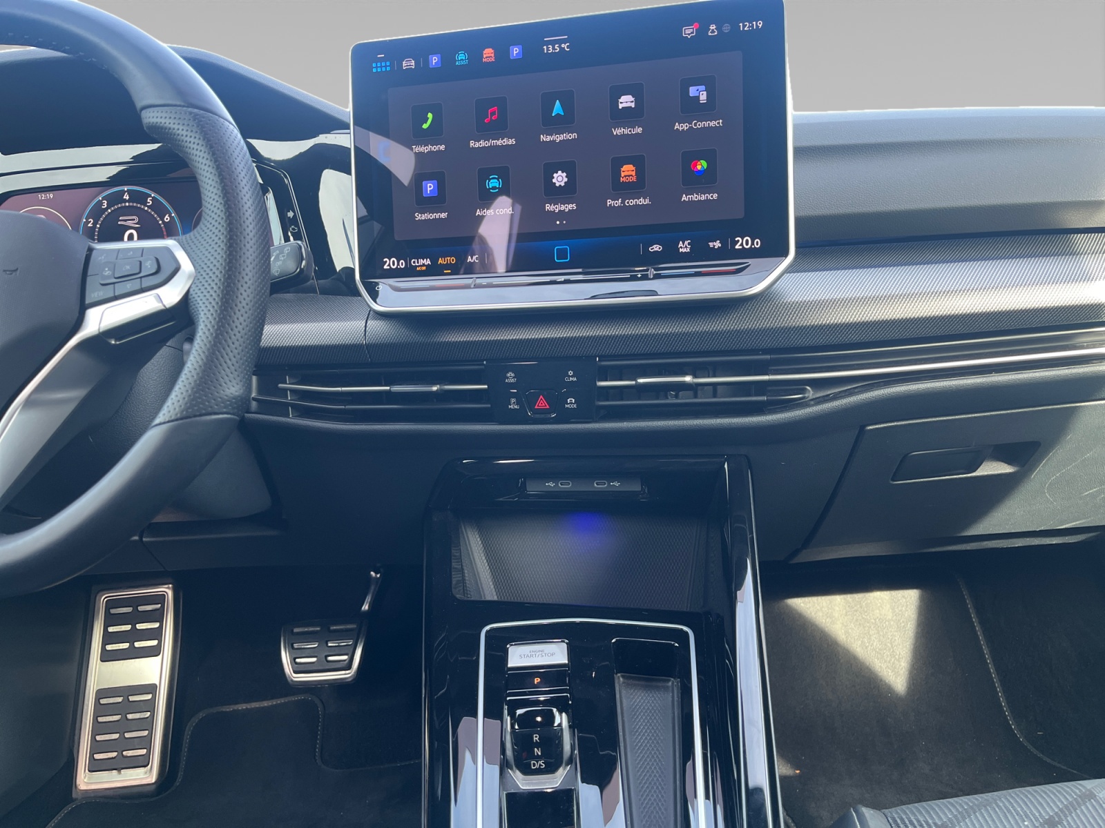 VOLKSWAGEN GOLF CONSOLE+CENTRALE